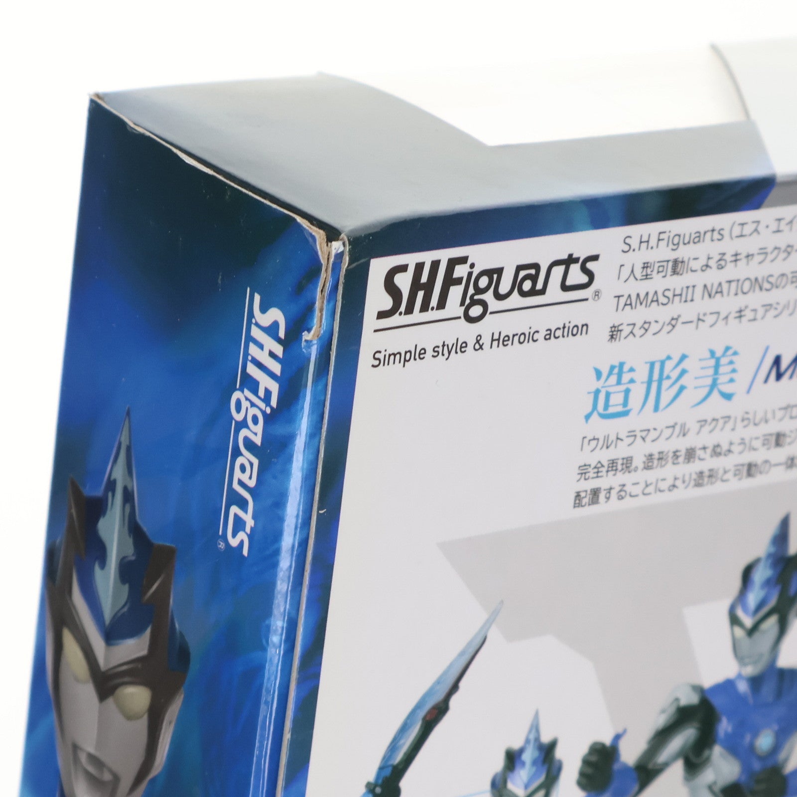【中古即納】[FIG] 初回特典付属 S.H.Figuarts(フィギュアーツ) ウルトラマンブル アクア ウルトラマンR/B(ルーブ) 完成品 可動フィギュア バンダイスピリッツ(20181215)