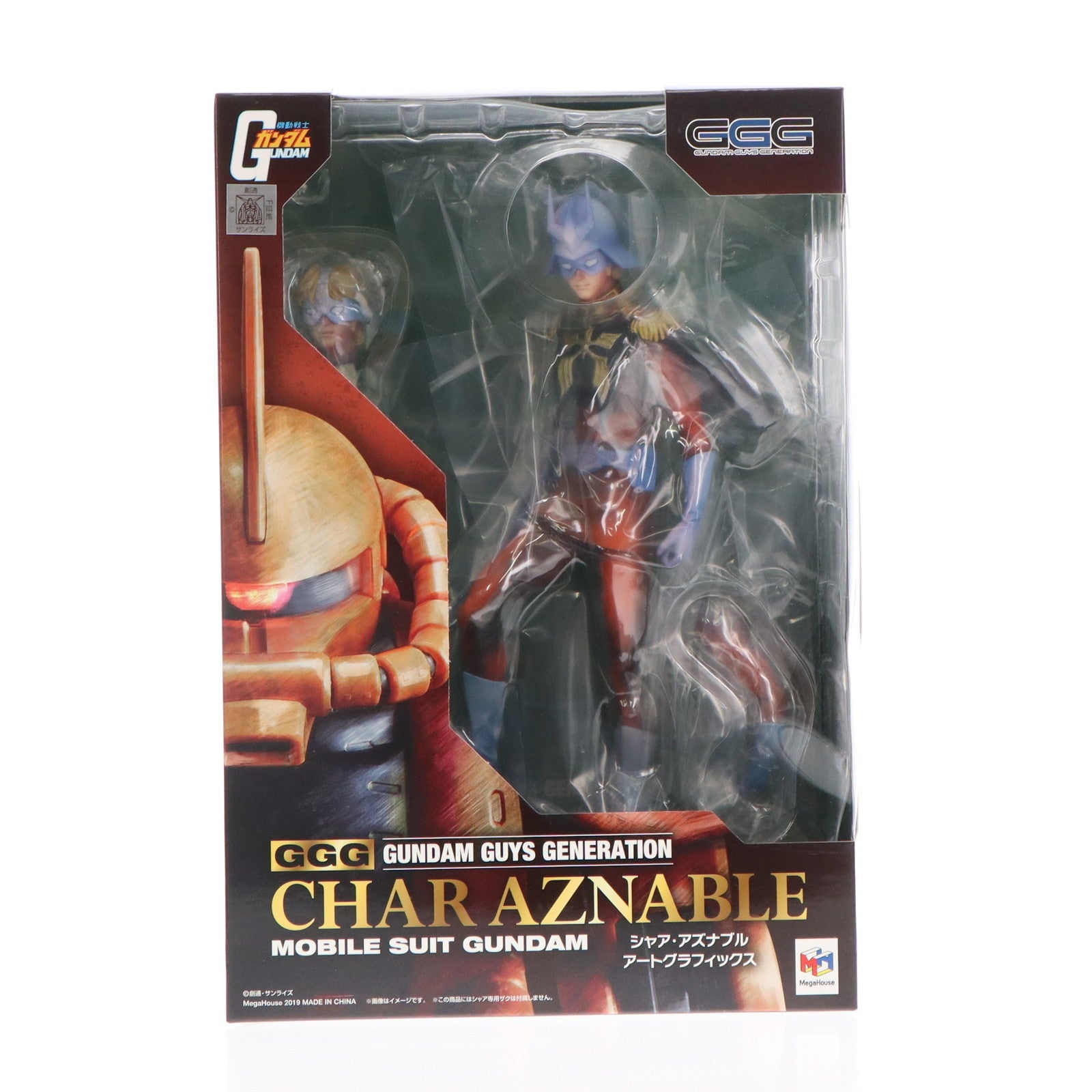 【中古即納】[FIG] GGG(ガンダムガイズジェネエーション)) シャア・アズナブル アートグラフィックス 機動戦士ガンダム 1/8 完成品 フィギュア メガハウス(20190206)