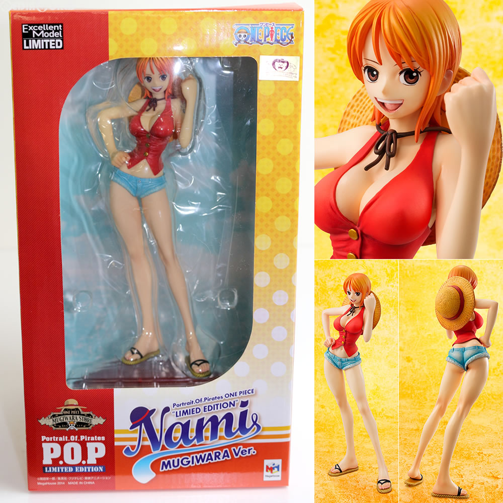【中古即納】[FIG] エクセレントモデル LIMITED Portrait.Of.Pirates P.O.P LIMITED EDITION ナミ MUGIWARA Ver. ONE PIECE(ワンピース) 1/8 完成品 フィギュア 麦わらストア&オンラインショップ限定 メガハウス(20140221)