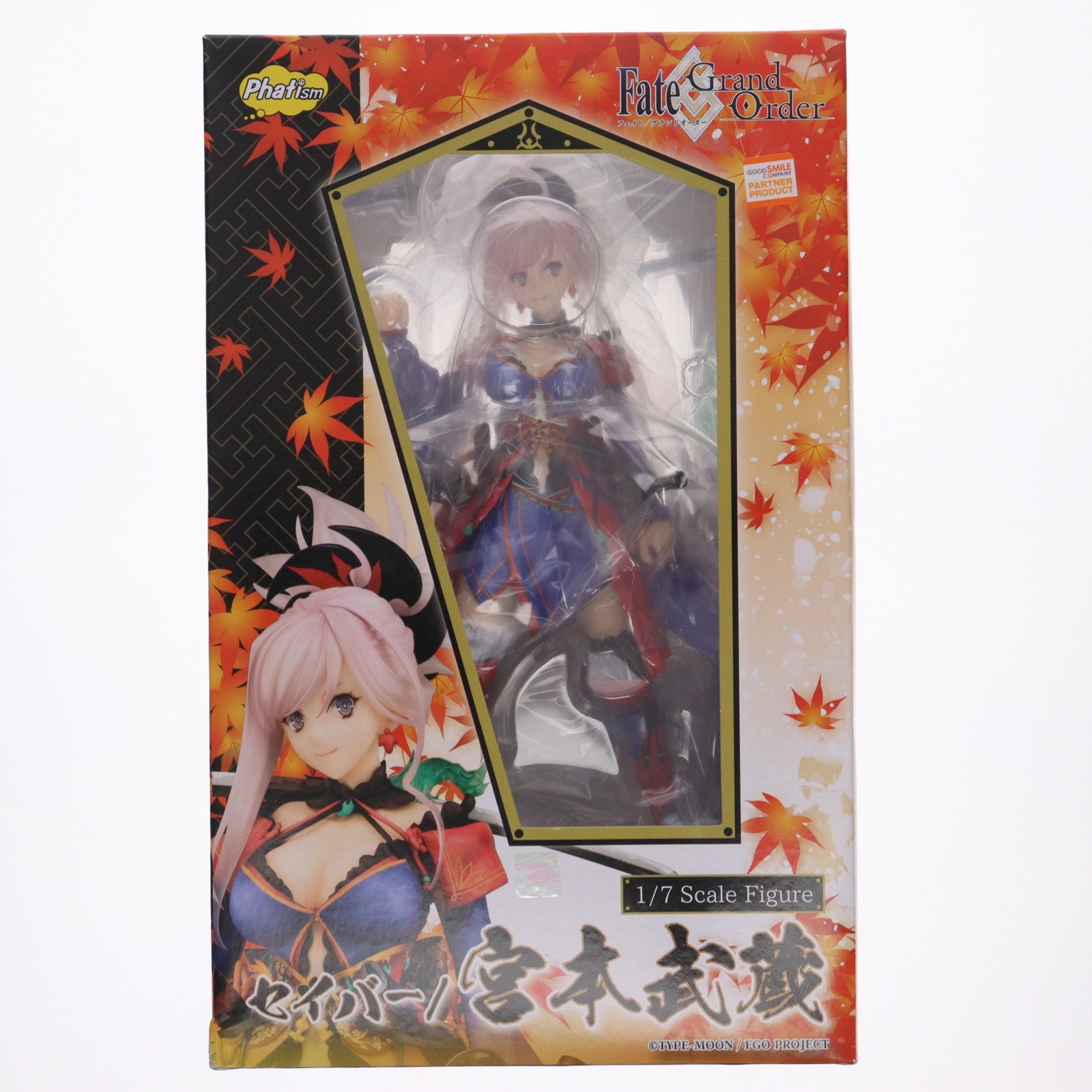 【中古即納】[FIG] (再販) セイバー/宮本武蔵(みやもとむさし) Fate/Grand Order(フェイト/グランドオーダー) 1/7 完成品 フィギュア Phat!(ファット・カンパニー)(20250930)