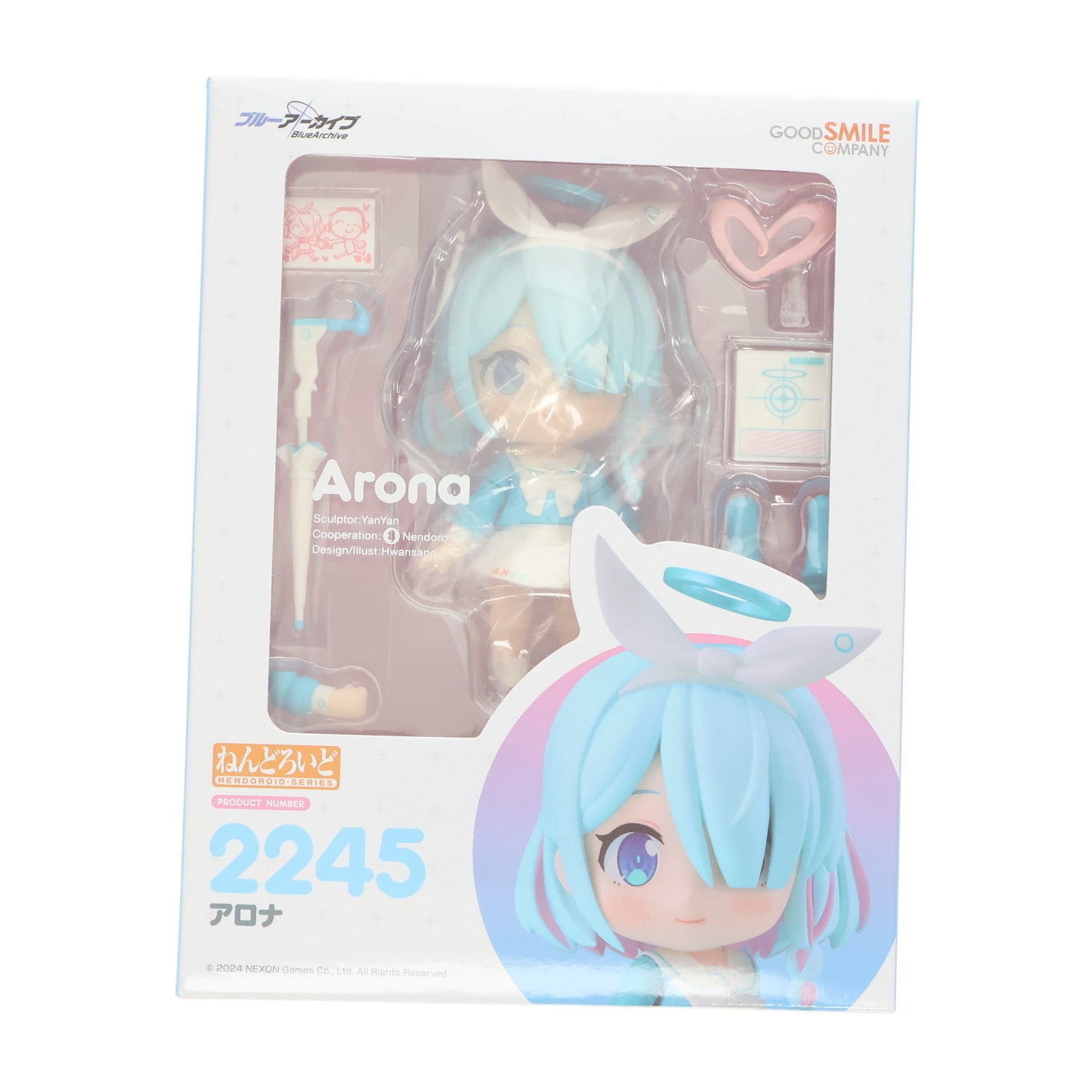 【中古即納】[FIG] ねんどろいど 2245 アロナ ブルーアーカイブ -Blue Archive- 完成品 可動フィギュア グッドスマイルカンパニー(20240511)