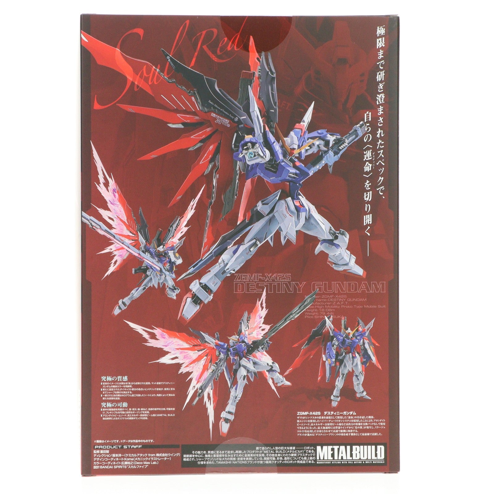 【中古即納】[FIG] 魂ウェブ商店限定 METAL BUILD デスティニーガンダム SOUL RED Ver. 機動戦士ガンダムSEED DESTINY(シード デスティニー) 完成品 可動フィギュア バンダイスピリッツ(20201105)