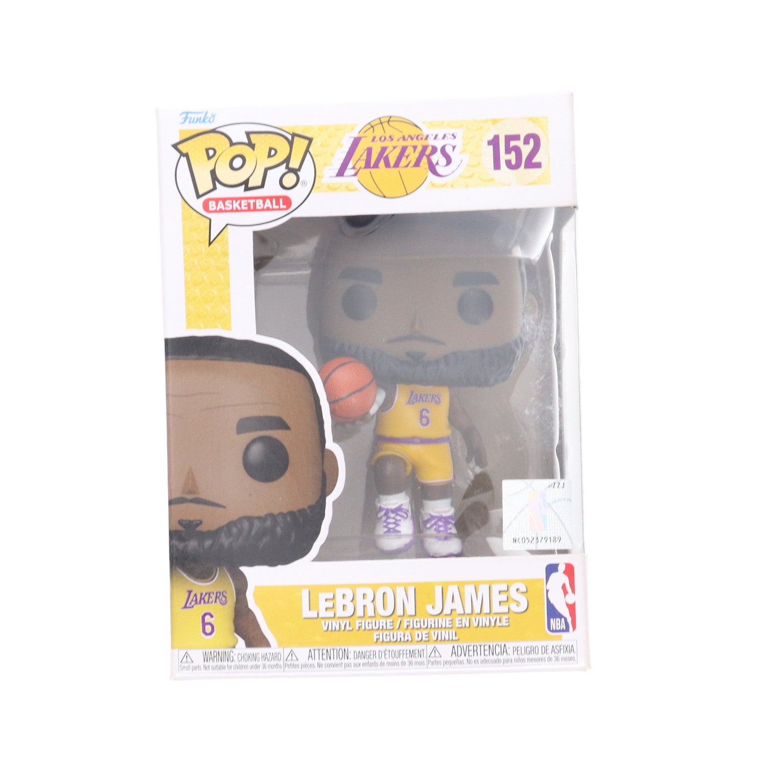 【中古即納】[FIG] POP! BASKETBALL 152 レブロン・ジェームズ NBA ロサンゼルス・レイカーズ 完成品 フィギュア FUNKO(ファンコ)(20221231)