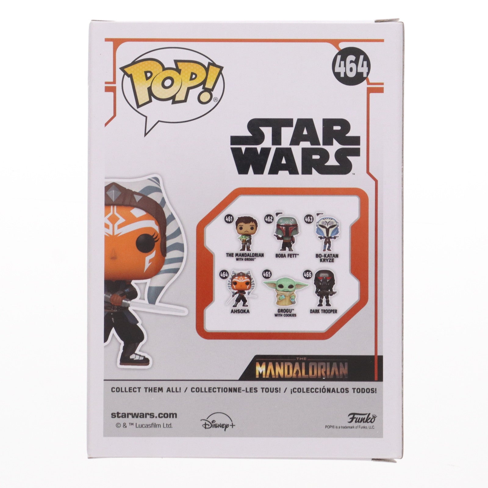 【中古即納】[FIG] POP! Star Wars Series #464 アソーカ・タノ マンダロリアン 完成品 フィギュア FUNKO(ファンコ)(20211231)