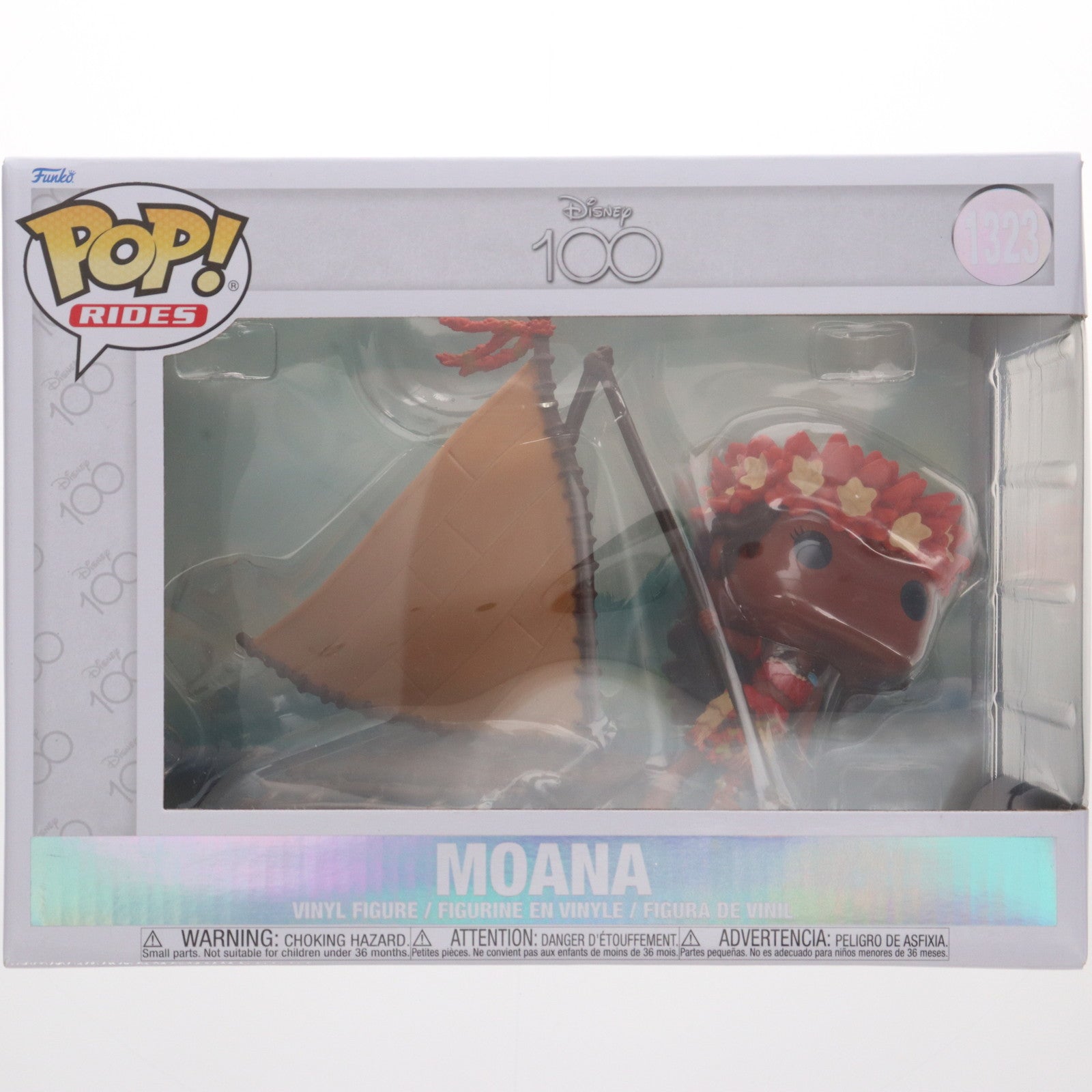 【中古即納】[FIG] POP! RIDES 1323 モアナ ディズニー100 モアナと伝説の海 完成品 フィギュア FUNKO(ファンコ)(20231231)