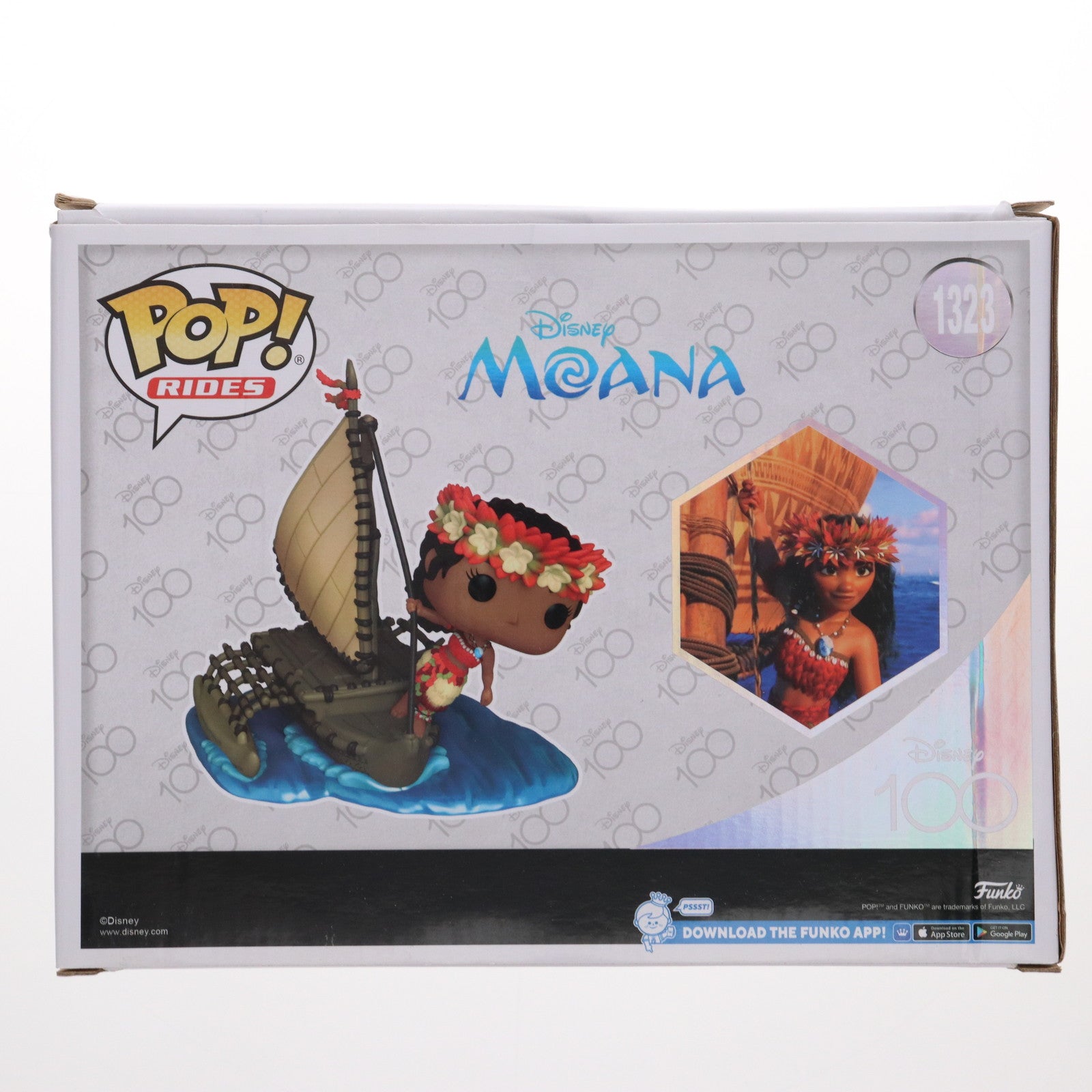 【中古即納】[FIG] POP! RIDES 1323 モアナ ディズニー100 モアナと伝説の海 完成品 フィギュア FUNKO(ファンコ)(20231231)