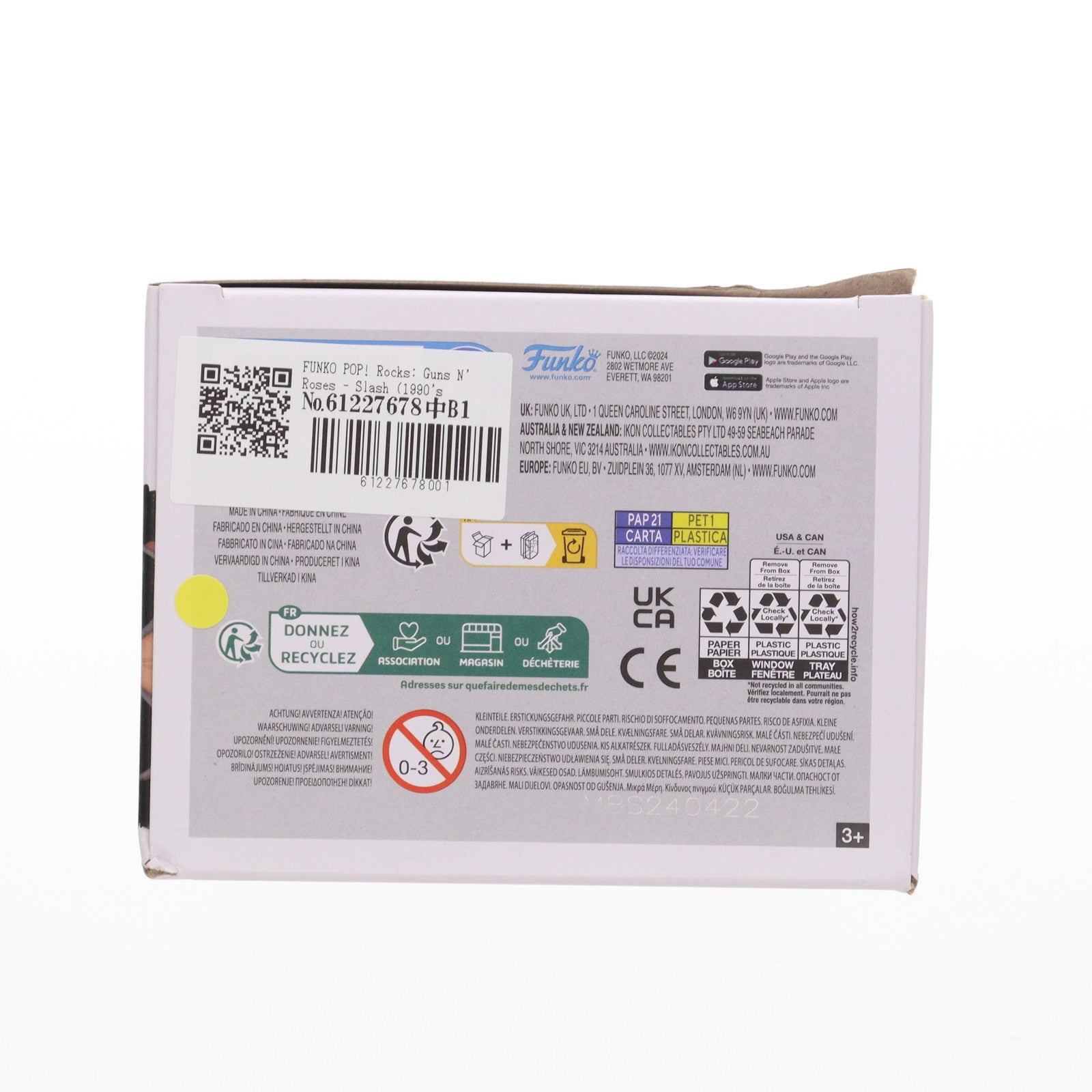 【中古即納】[FIG] POP! ROCKS 398 スラッシュ ガンズ・アンド・ローゼズ 完成品 フィギュア FUNKO(ファンコ)(20241231)