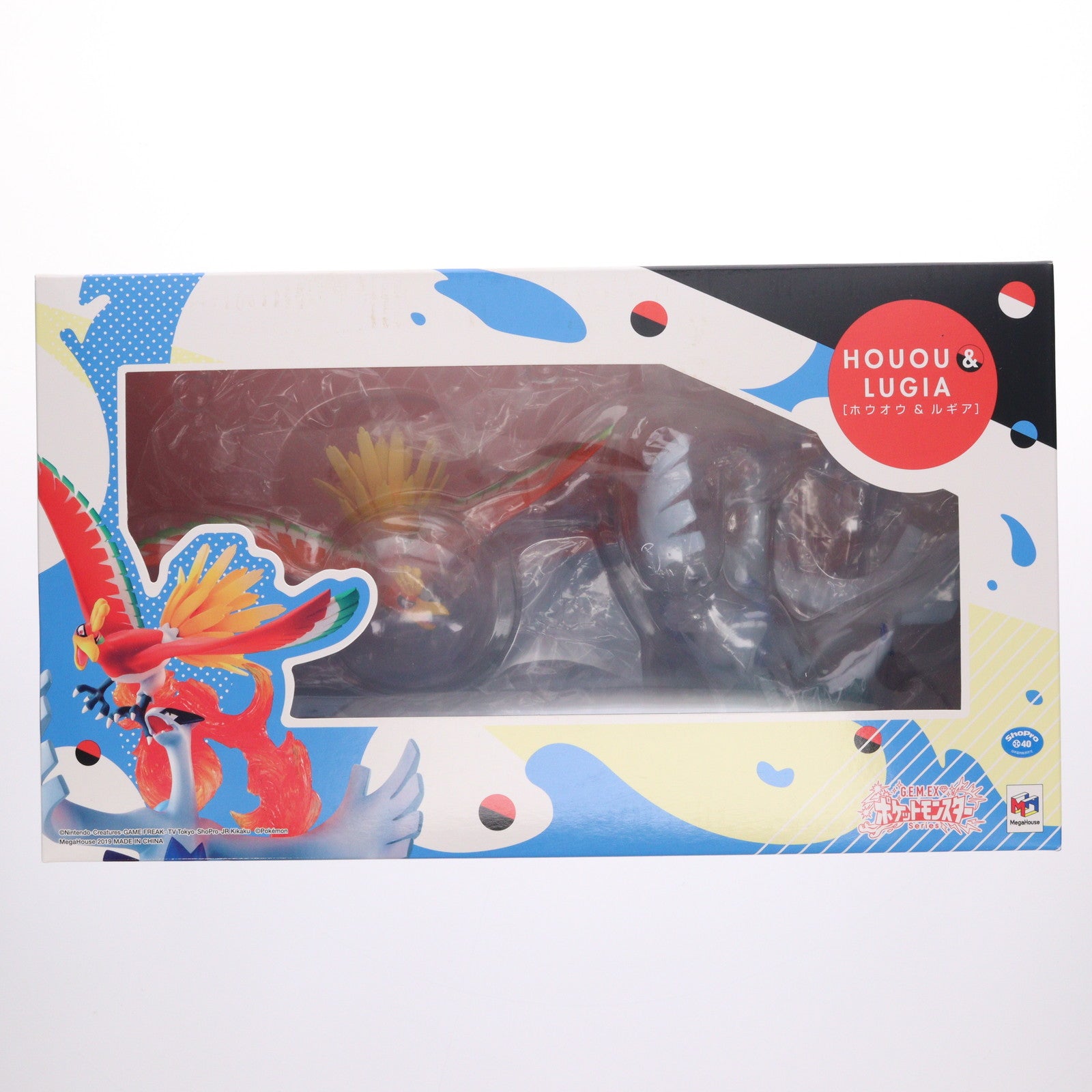 【中古即納】[FIG] プレミアムバンダイ限定特典無し G.E.M.EXシリーズ ホウオウ&ルギア ポケットモンスター 完成品 フィギュア メガハウス(20191130)
