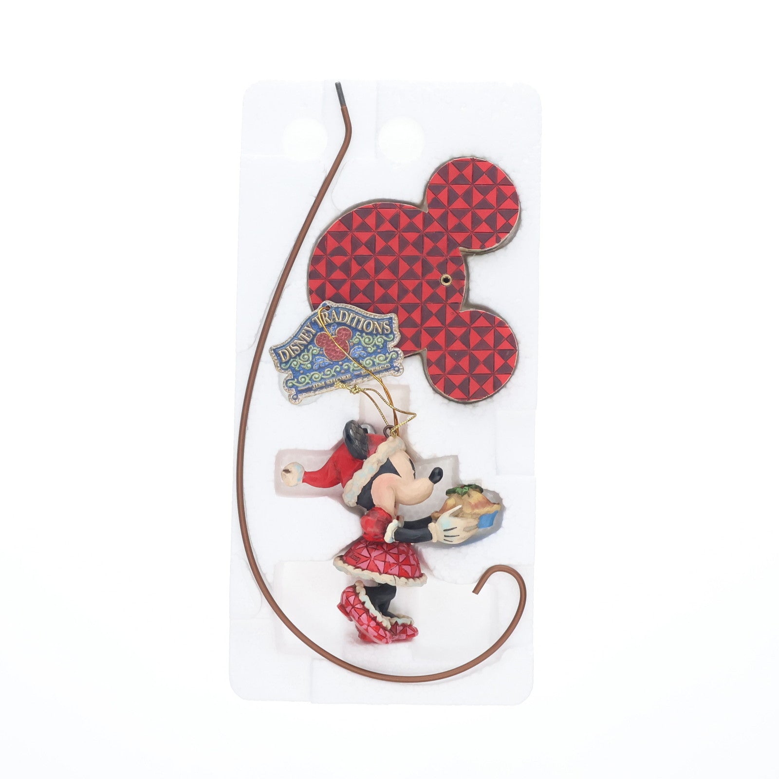 【中古即納】[FIG] ディズニー・ショーケースコレクション ディズニー・トラディションズ Minnie(ミニー) Claus with スタンド 完成品 フィギュア(4008075) エネスコ(Enesco)(20071231)