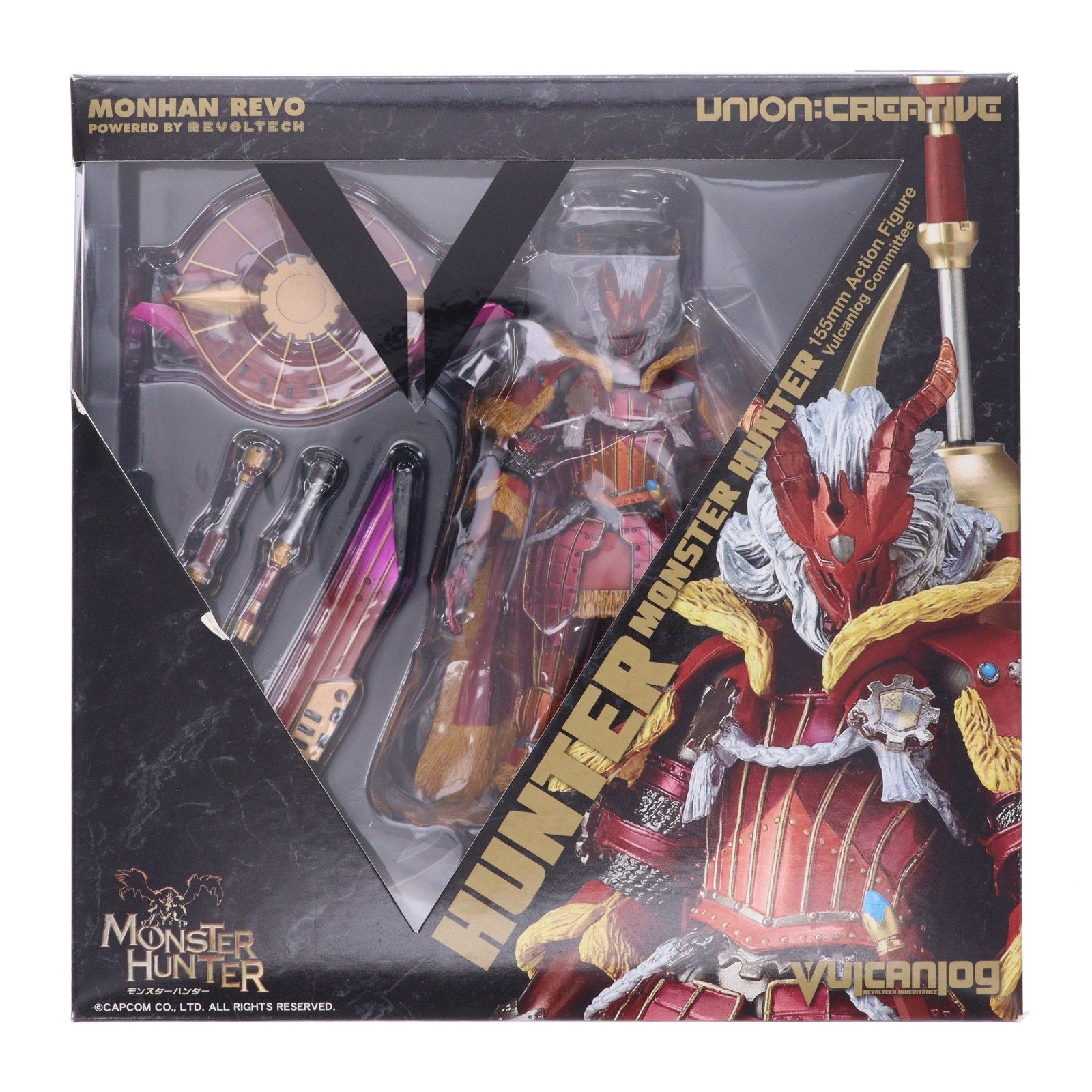 【中古即納】[FIG] Vulcanlog(ヴァルカン-ログ) 022 モンハンリボ ハンター男剣士 カイザーXシリーズ モンスターハンター 完成品 可動フィギュア ユニオンクリエイティブ(20170820)