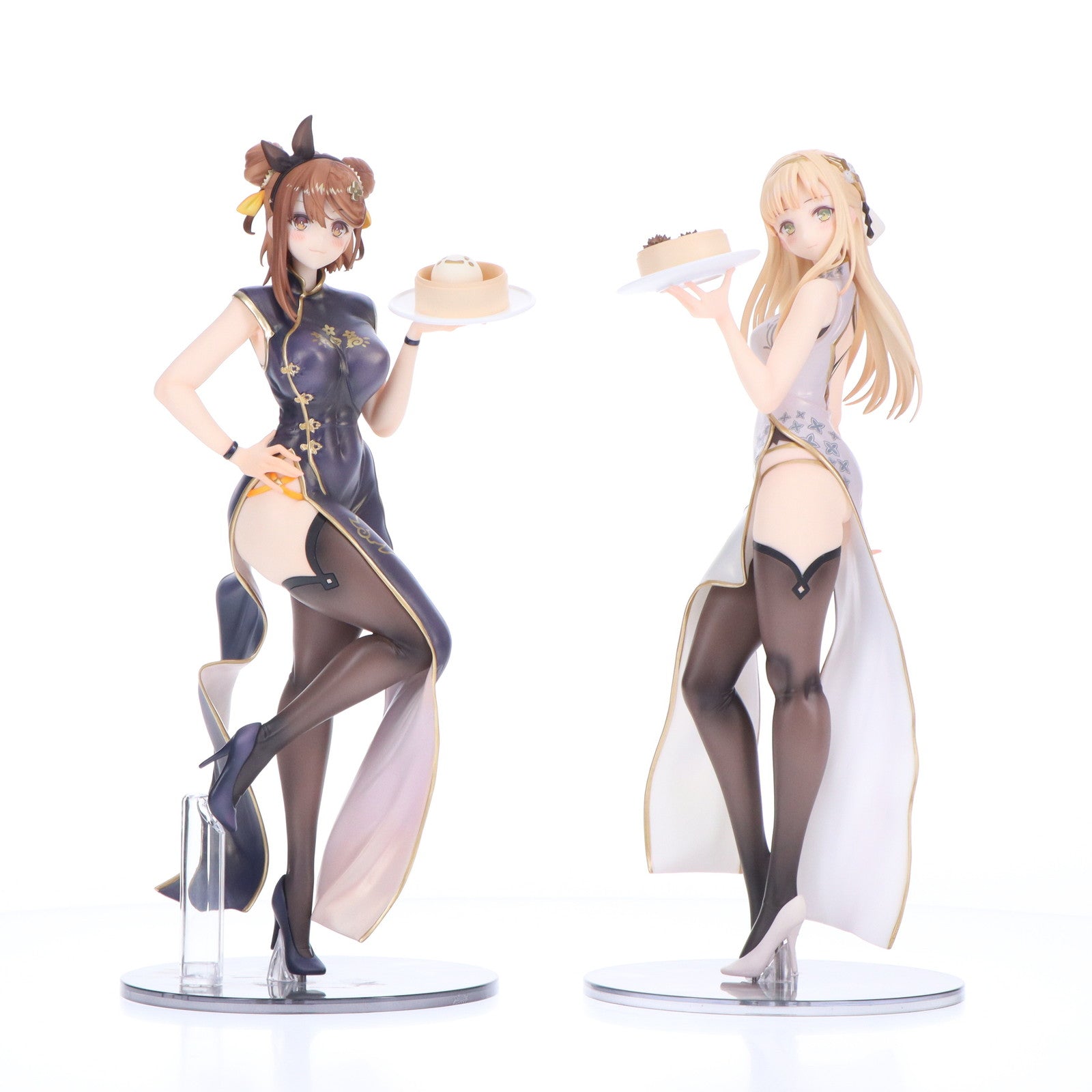 【中古即納】[FIG] ライザ&クラウディア チャイナドレスVer. ライザのアトリエ2 ～失われた伝承と秘密の妖精～ 1/6 完成品 フィギュア 一部店舗&オンラインショップ限定 Phat!(ファット・カンパニー)(20250331)
