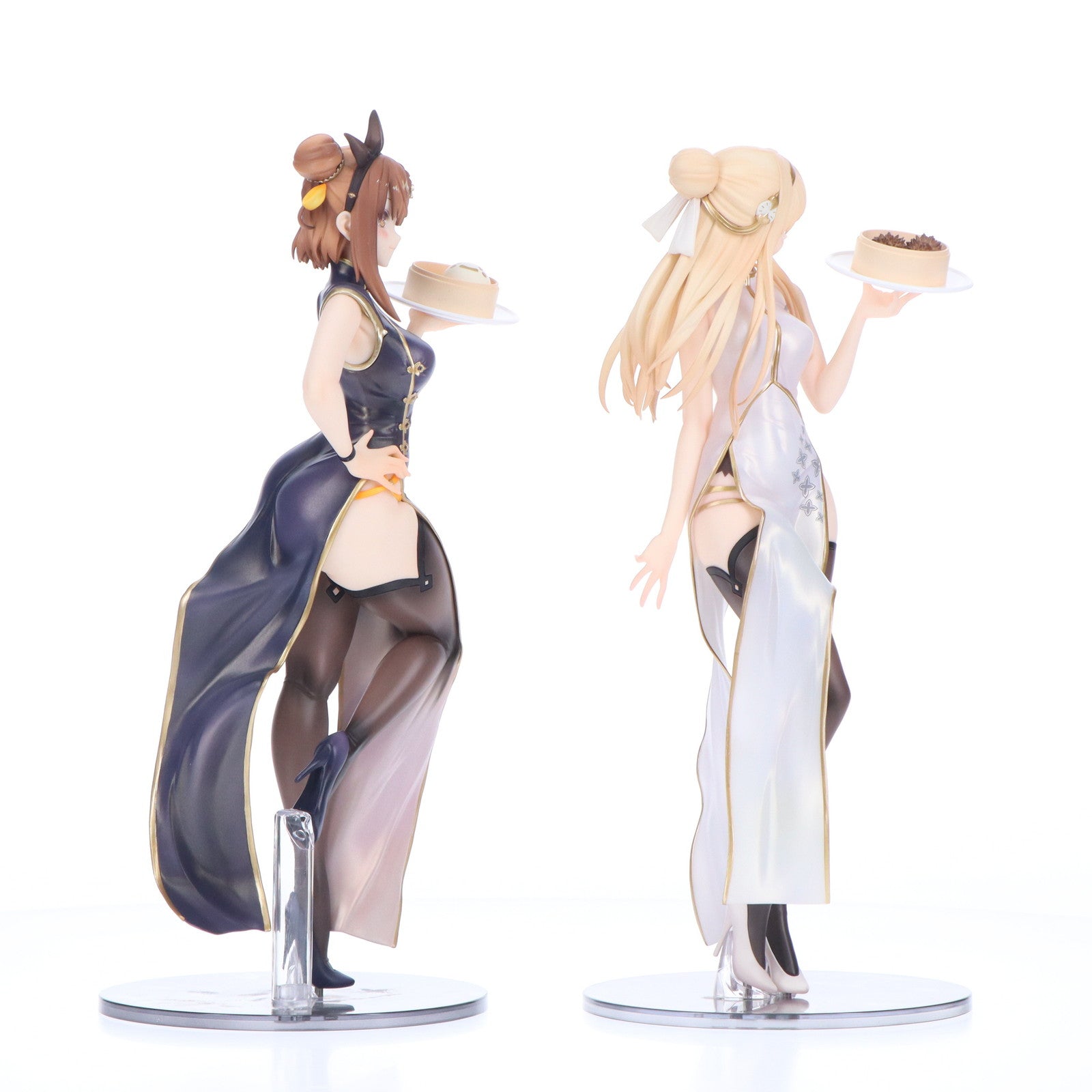 【中古即納】[FIG] ライザ&クラウディア チャイナドレスVer. ライザのアトリエ2 ～失われた伝承と秘密の妖精～ 1/6 完成品 フィギュア 一部店舗&オンラインショップ限定 Phat!(ファット・カンパニー)(20250331)