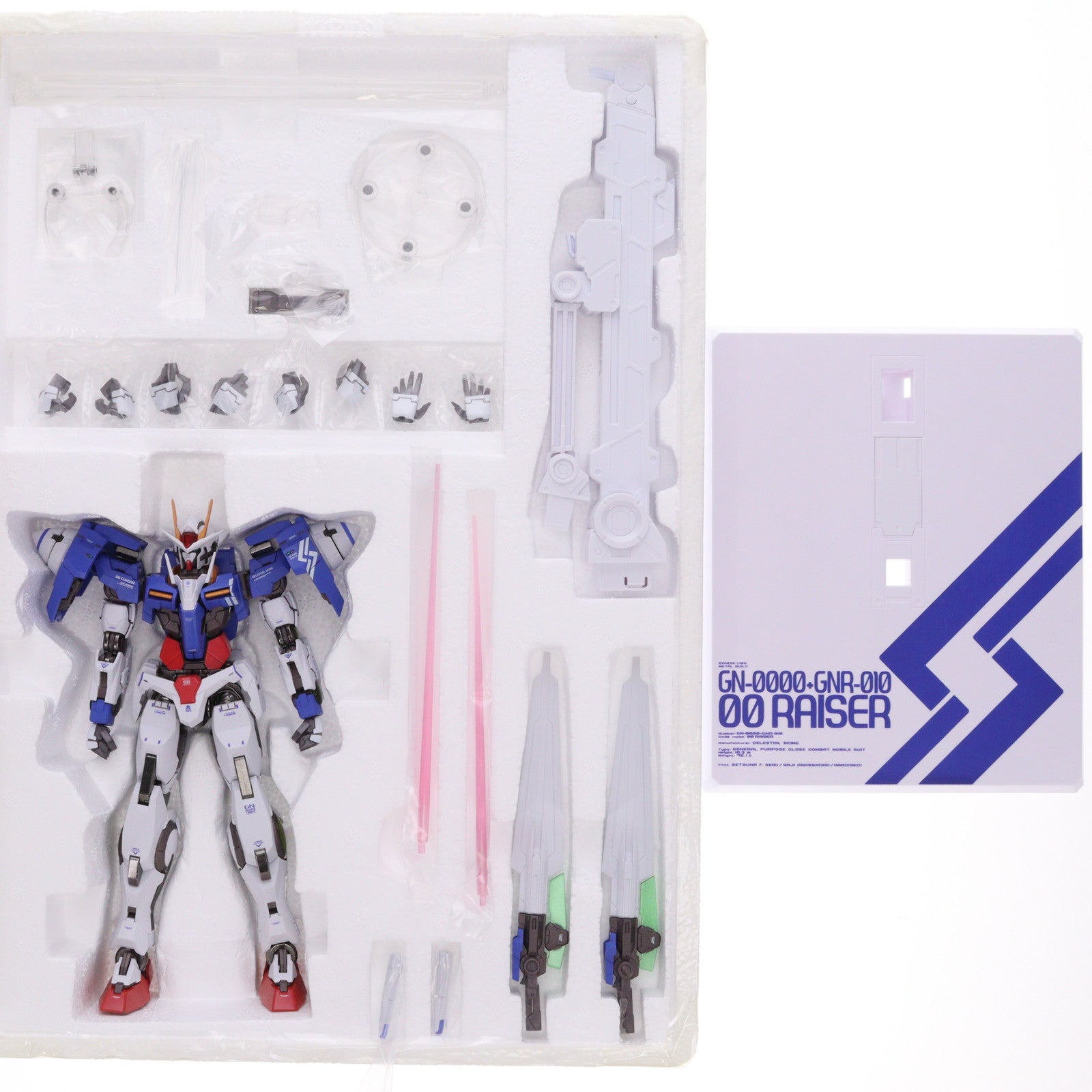 【中古即納】[FIG] 魂ウェブ商店限定 METAL BUILD ダブルオーライザー 機動戦士ガンダム00(ダブルオー) 完成品 可動フィギュア バンダイ(20130831)