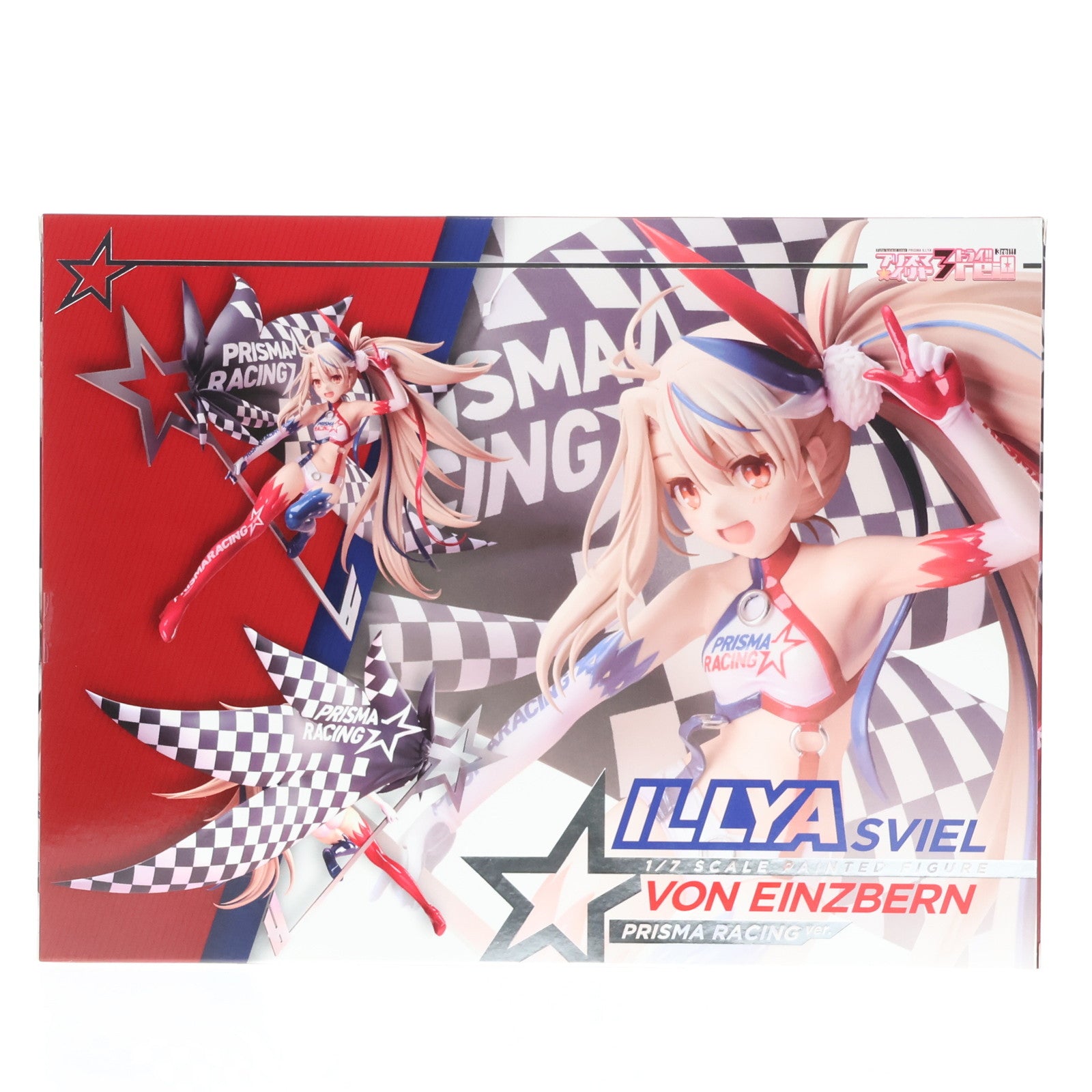 【中古即納】[FIG] イリヤスフィール・フォン・アインツベルン PRISMA Racing ver. Fate/kaleid liner(フェイト/カレイドライナー) プリズマ☆イリヤ ドライ!! 1/7 完成品 フィギュア ストロンガー(20220630)