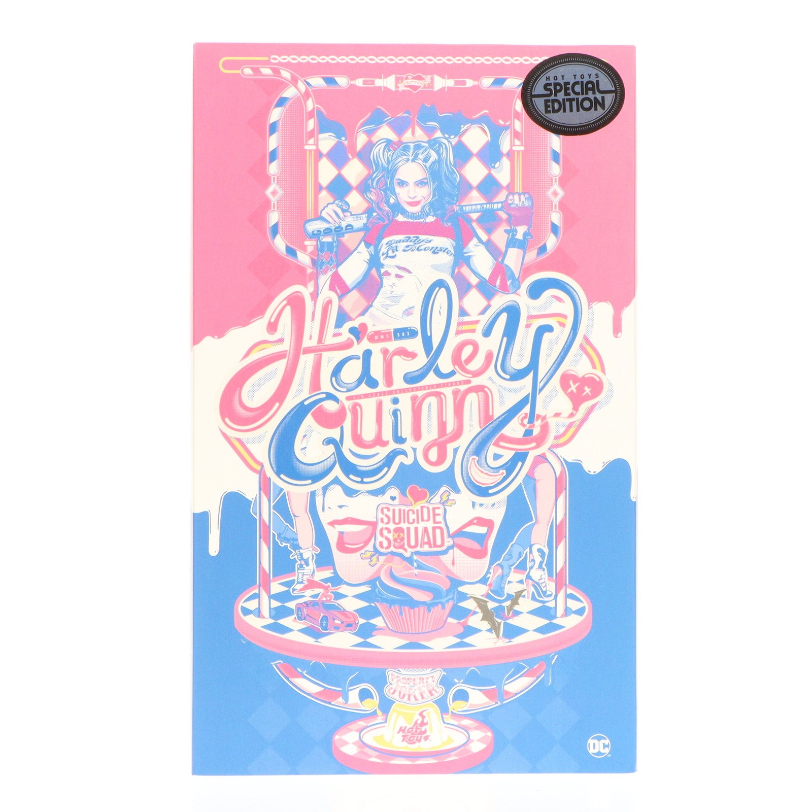 【中古即納】[FIG] ムービー・マスターピース ハーレイ・クイン[ボーナスアクセサリー付き] スーサイドスクワッド 1/6 完成品 可動フィギュア バットマン100%ホットトイズ限定 ホットトイズ(20170826)