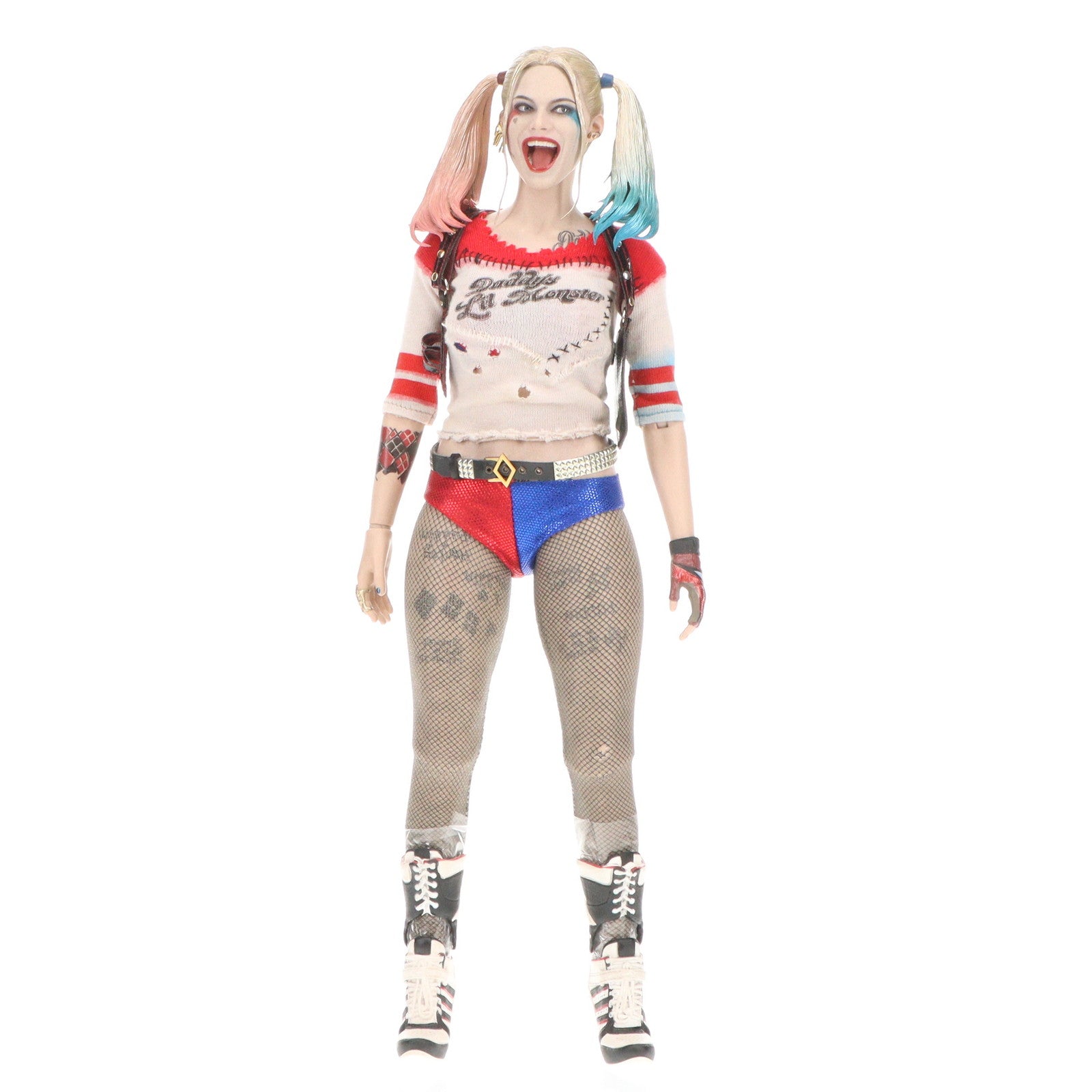 【中古即納】[FIG] ムービー・マスターピース ハーレイ・クイン[ボーナスアクセサリー付き] スーサイドスクワッド 1/6 完成品 可動フィギュア バットマン100%ホットトイズ限定 ホットトイズ(20170826)