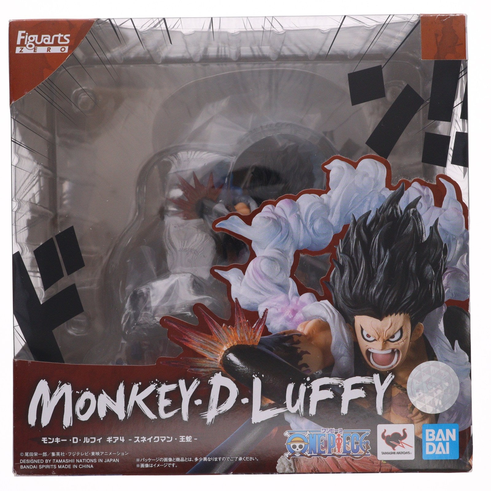 【中古即納】[FIG] フィギュアーツZERO モンキー・D・ルフィ ギア4 -スネイクマン・王蛇- ONE PIECE(ワンピース) 完成品 フィギュア バンダイスピリッツ(20190525)