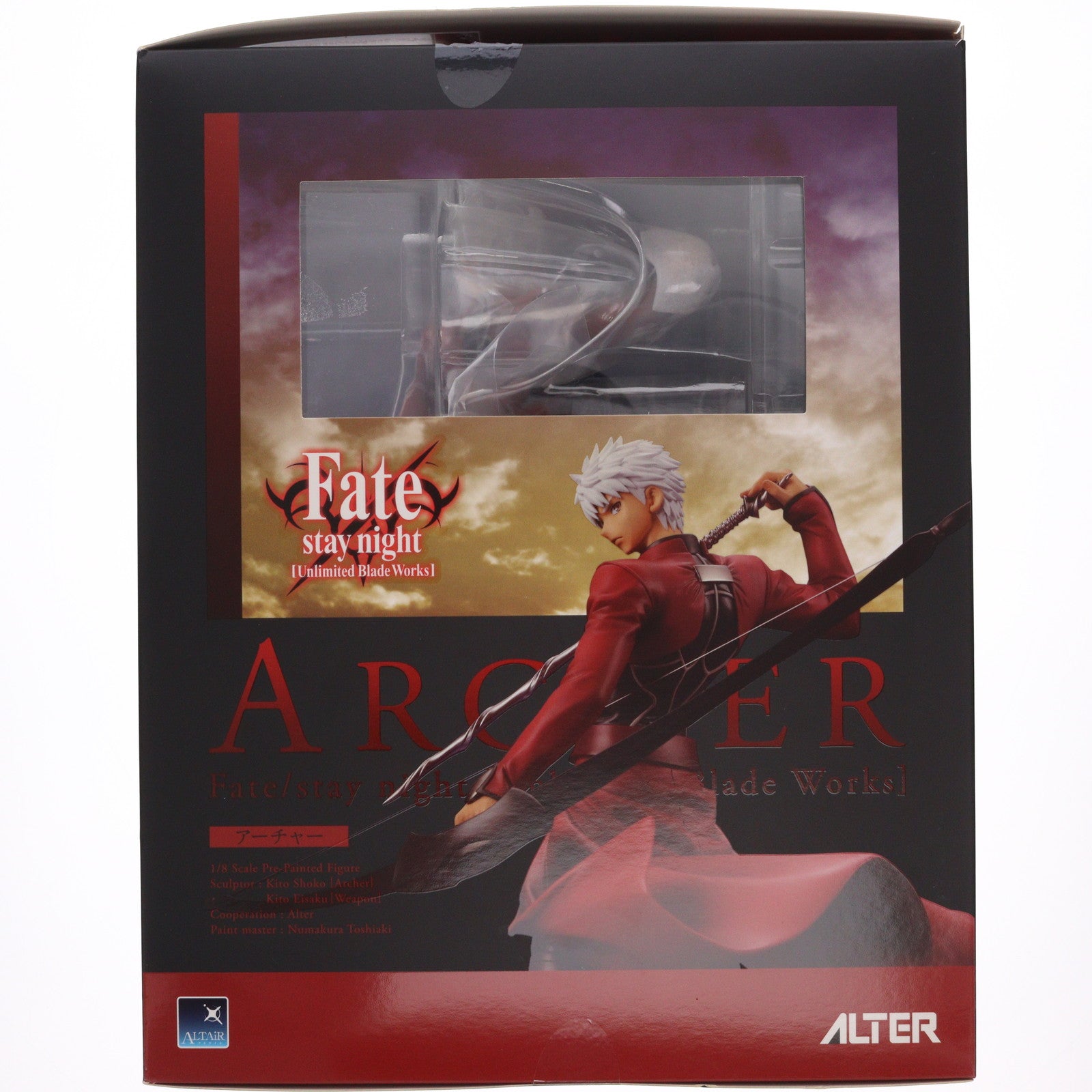 【中古即納】[FIG] アーチャー Fate/stay night [Unlimited Blade Works](フェイト/ステイナイト アンリミテッドブレイドワークス) 1/8 完成品 フィギュア アルター(20160204)