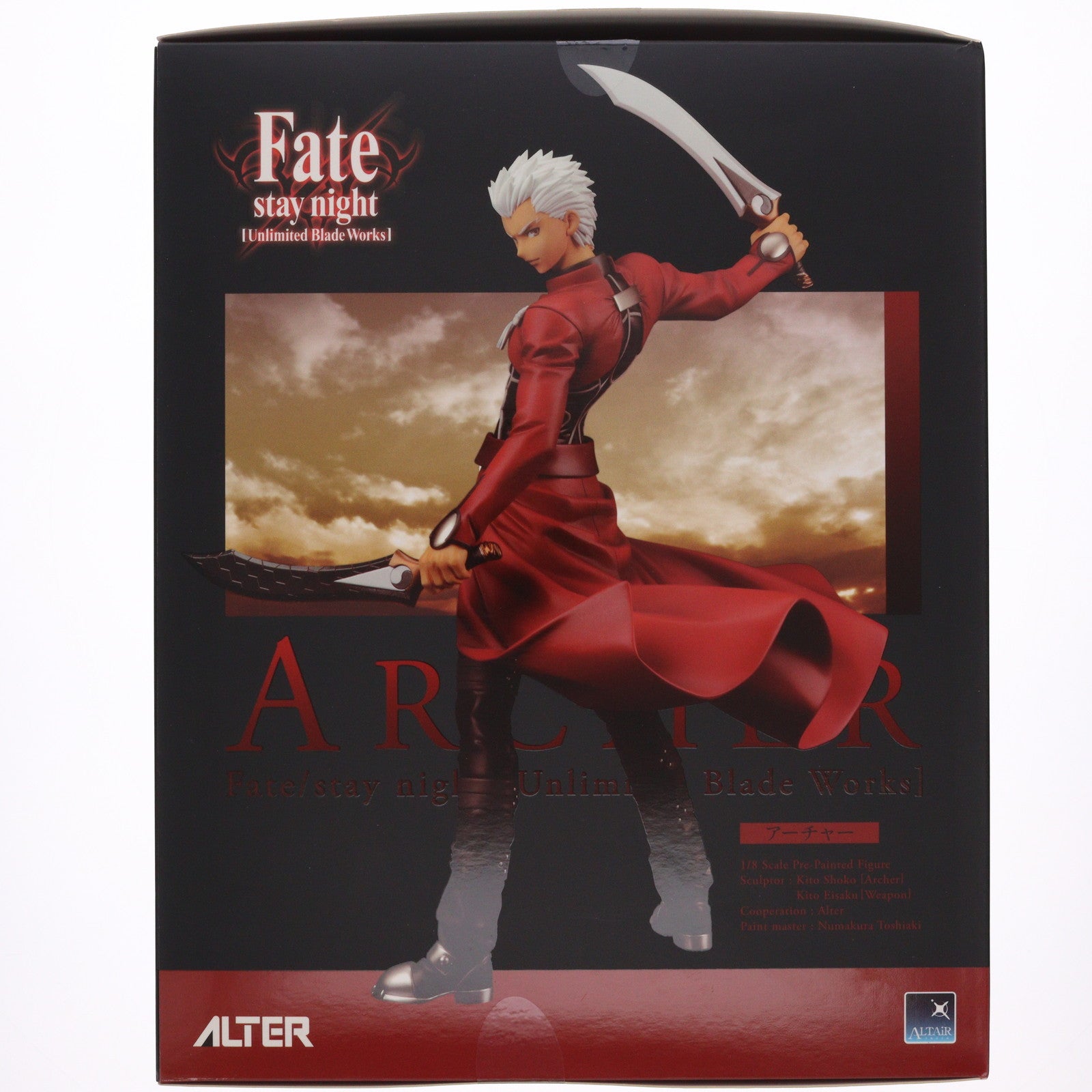 【中古即納】[FIG] アーチャー Fate/stay night [Unlimited Blade Works](フェイト/ステイナイト アンリミテッドブレイドワークス) 1/8 完成品 フィギュア アルター(20160204)