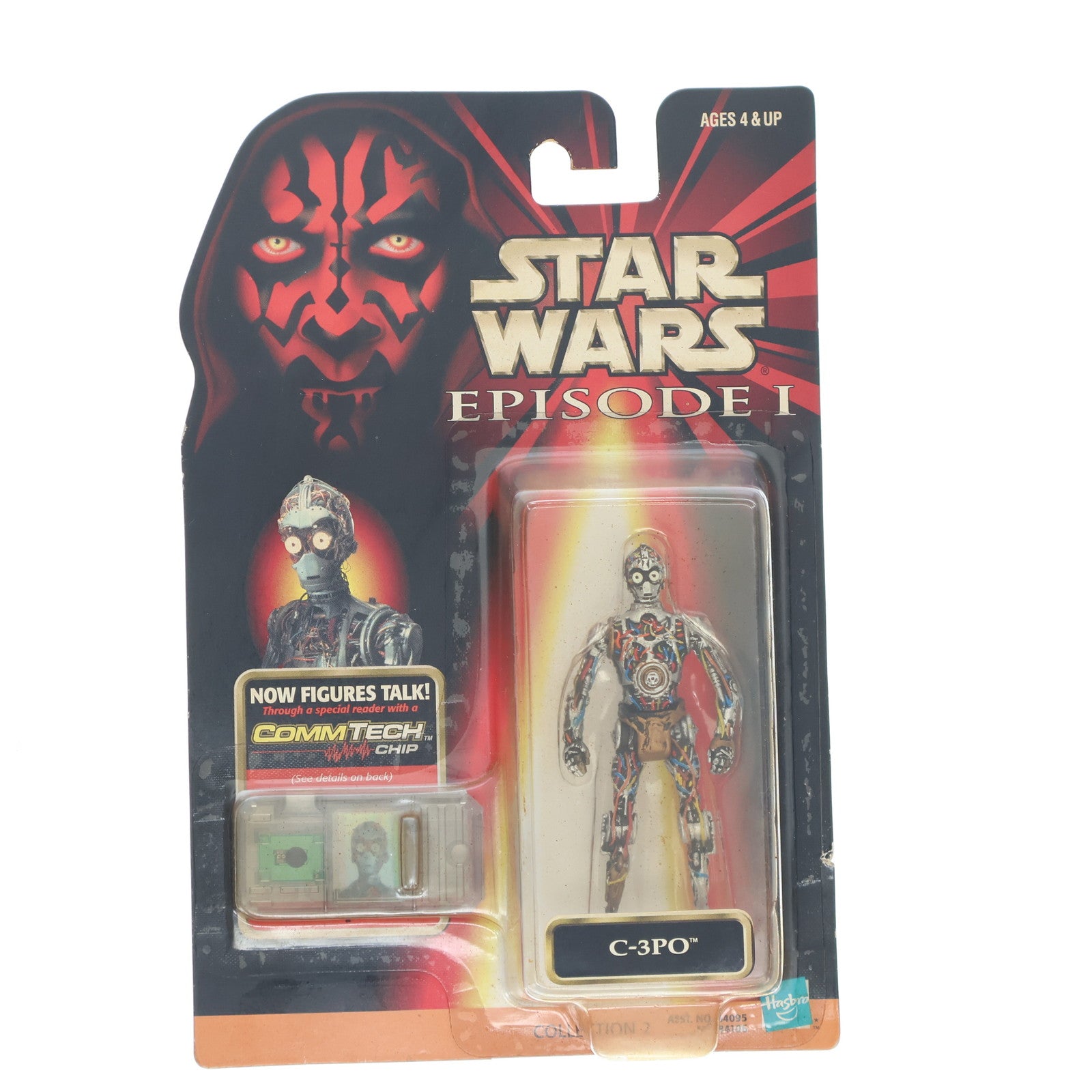 【中古即納】[FIG] コムテック ベーシックフィギュア C-3PO STAR WARS(スター・ウォーズ) エピソード1/ファントム・メナス 完成品 可動フィギュア(84106) ハズブロ/トミー(19981231)