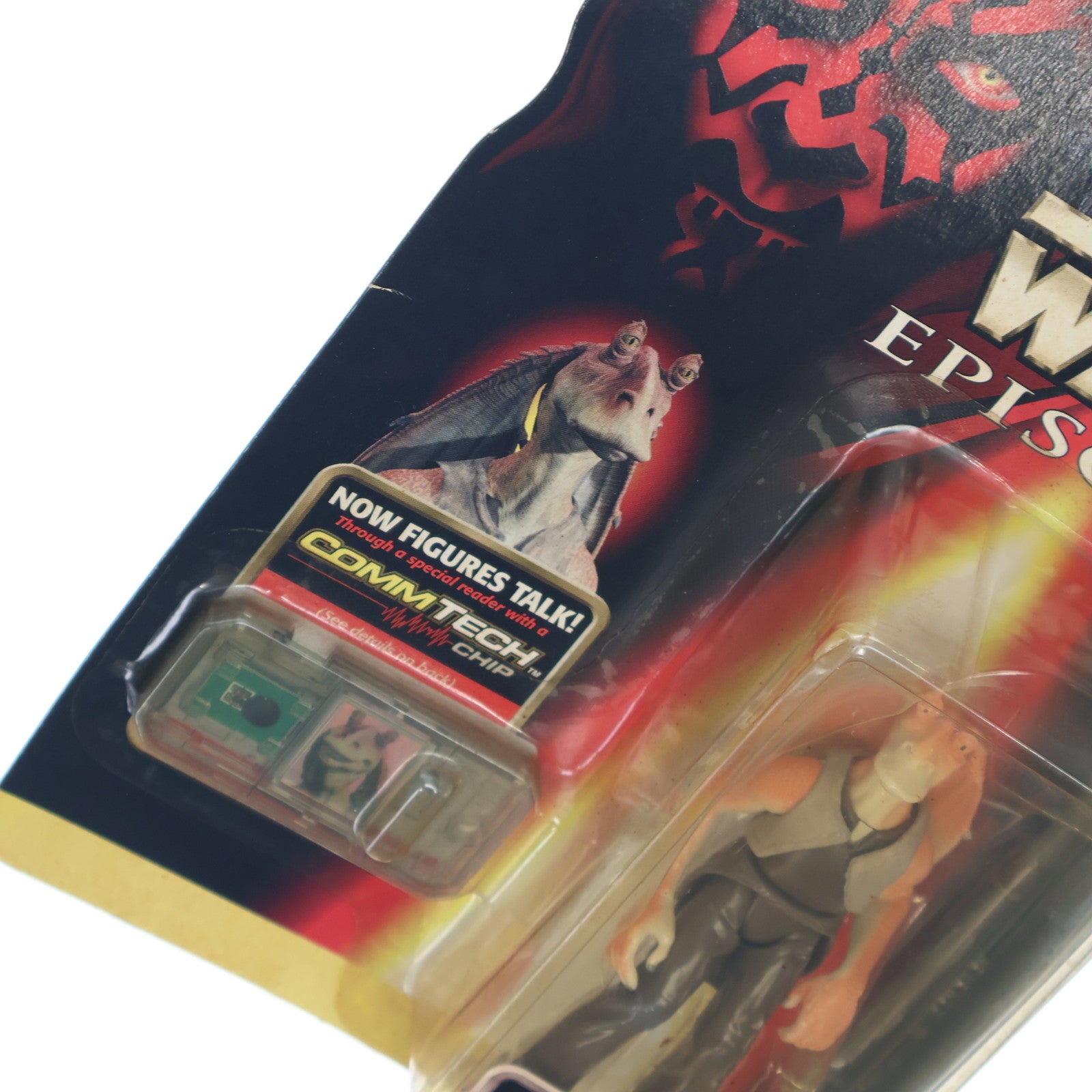 【中古即納】[FIG] コムテック ベーシックフィギュア ジャー・ジャー・ビンクス STAR WARS(スター・ウォーズ) エピソード1/ファントム・メナス 完成品 可動フィギュア ハズブロ/トミー(19991231)