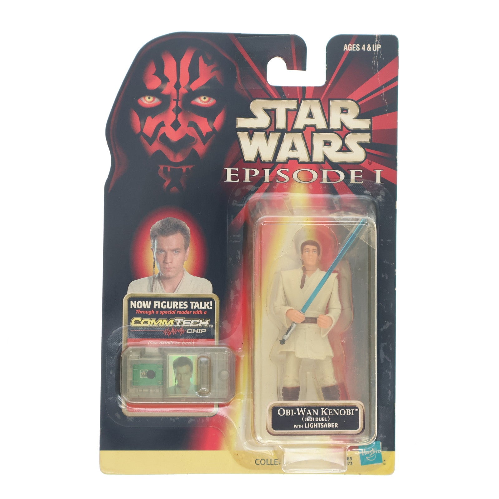 【中古即納】[FIG] コムテック ベーシックフィギュア オビ=ワン・ケノービ STAR WARS(スター・ウォーズ) エピソード1/ファントム・メナス 完成品 可動フィギュア(84073) トミー(19981231)