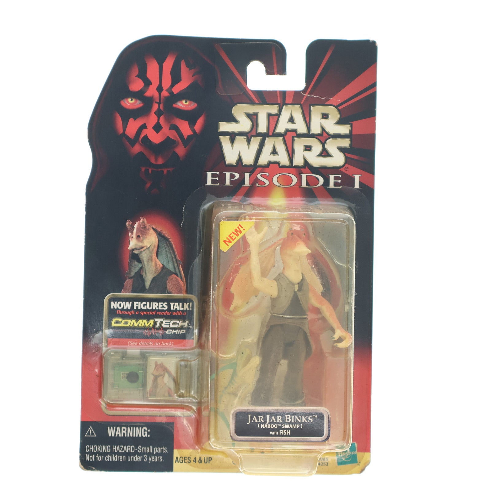 【中古即納】[FIG] コムテック ベーシックフィギュア ジャー・ジャー・ビンクス ナブー・スワンプバージョン STAR WARS(スター・ウォーズ) エピソード1/ファントム・メナス 完成品 フィギュア トミー(19991231)