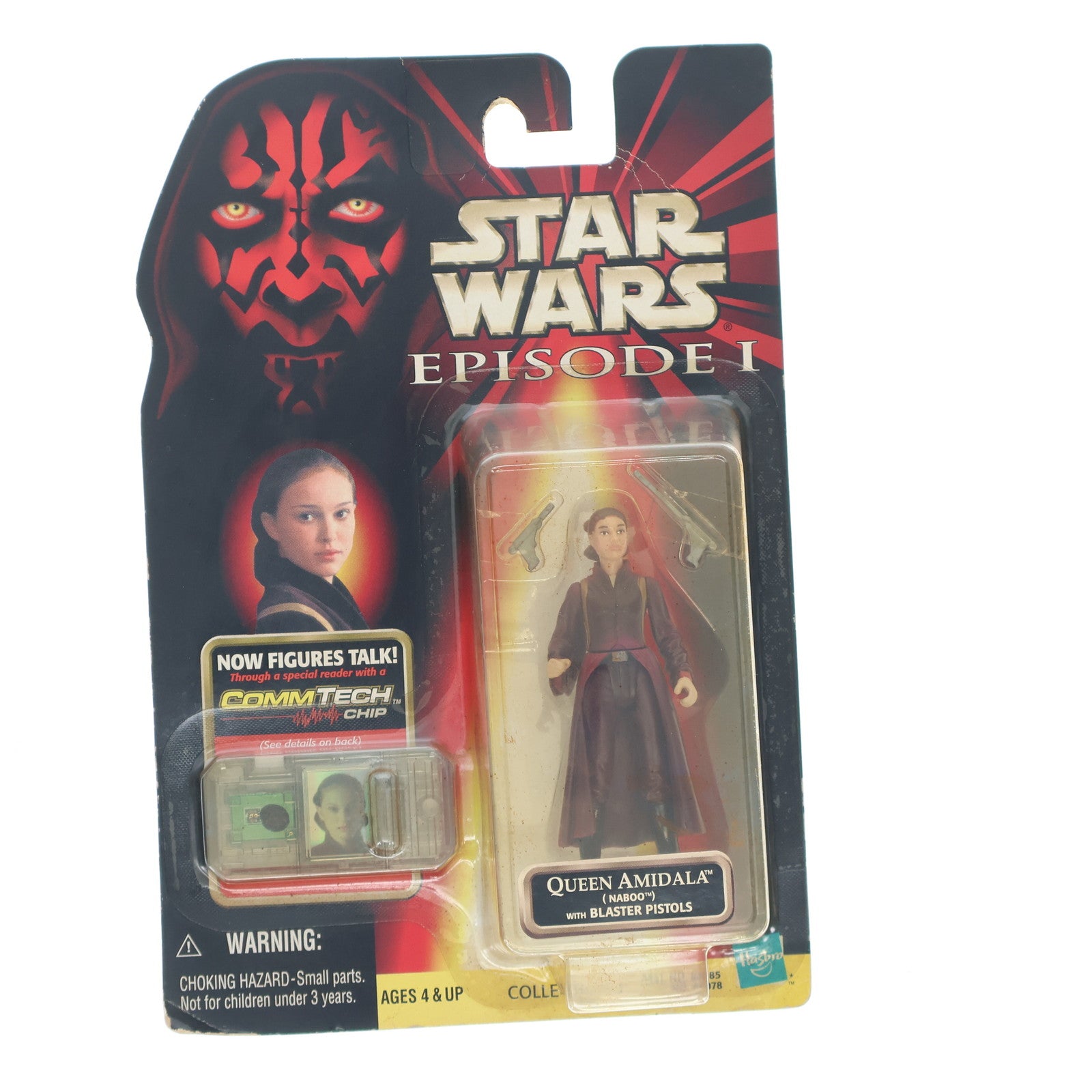 【中古即納】[FIG] コムテック ベーシックフィギュア クィーン・アミダラ STAR WARS(スター・ウォーズ) エピソード1/ファントム・メナス 完成品 可動フィギュア(84078) ハズブロ/トミー(19981231)