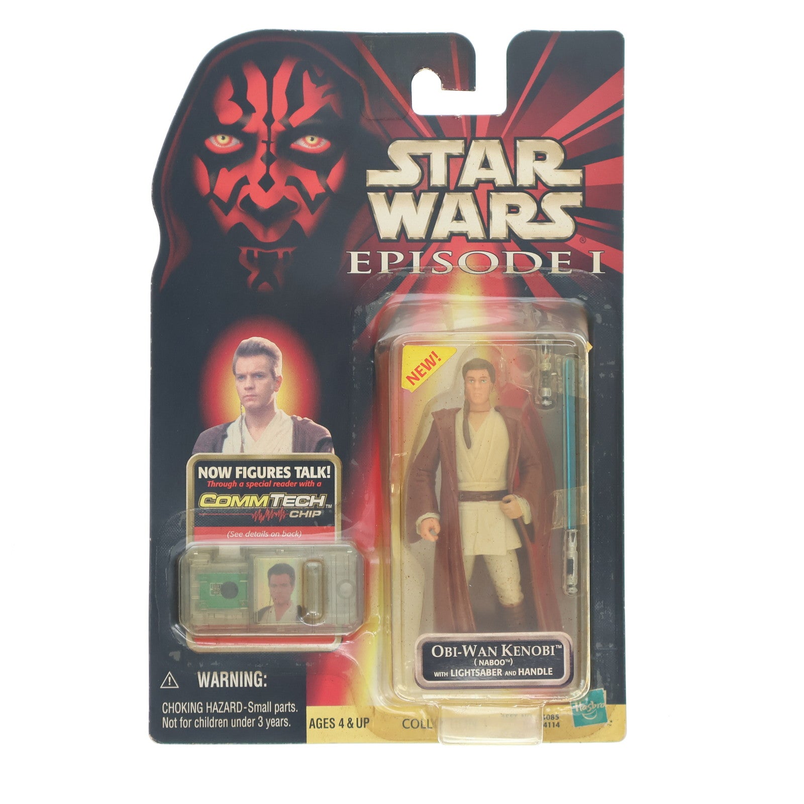 【中古即納】[FIG] コムテック ベーシックフィギュア オビ=ワン・ケノービ ナブーVer. STAR WARS(スター・ウォーズ) エピソード1/ファントム・メナス 完成品 可動フィギュア ハズブロ/トミー(19991231)