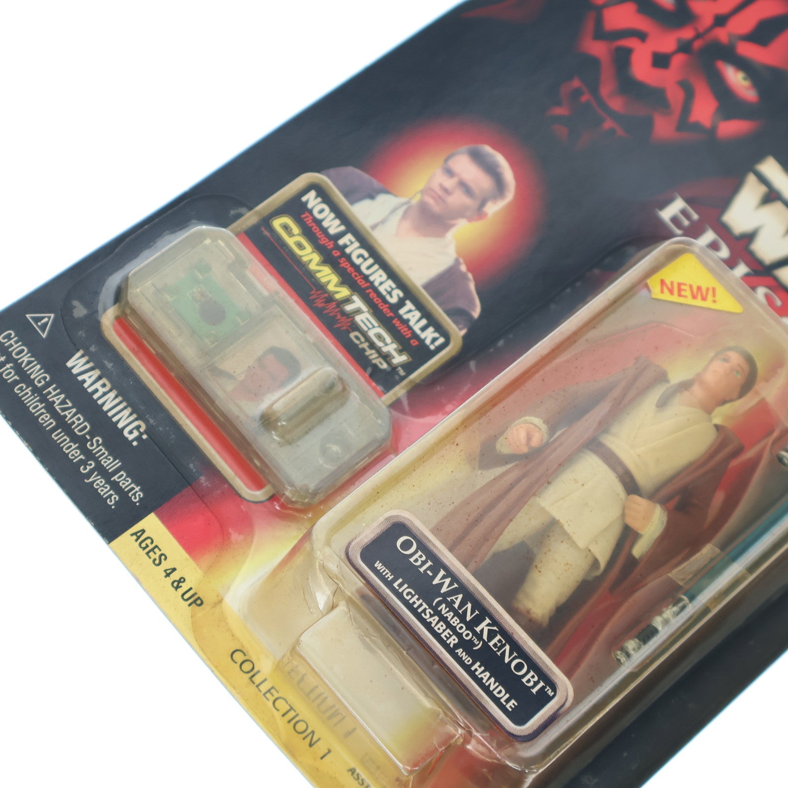 【中古即納】[FIG] コムテック ベーシックフィギュア オビ=ワン・ケノービ ナブーVer. STAR WARS(スター・ウォーズ) エピソード1/ファントム・メナス 完成品 可動フィギュア ハズブロ/トミー(19991231)
