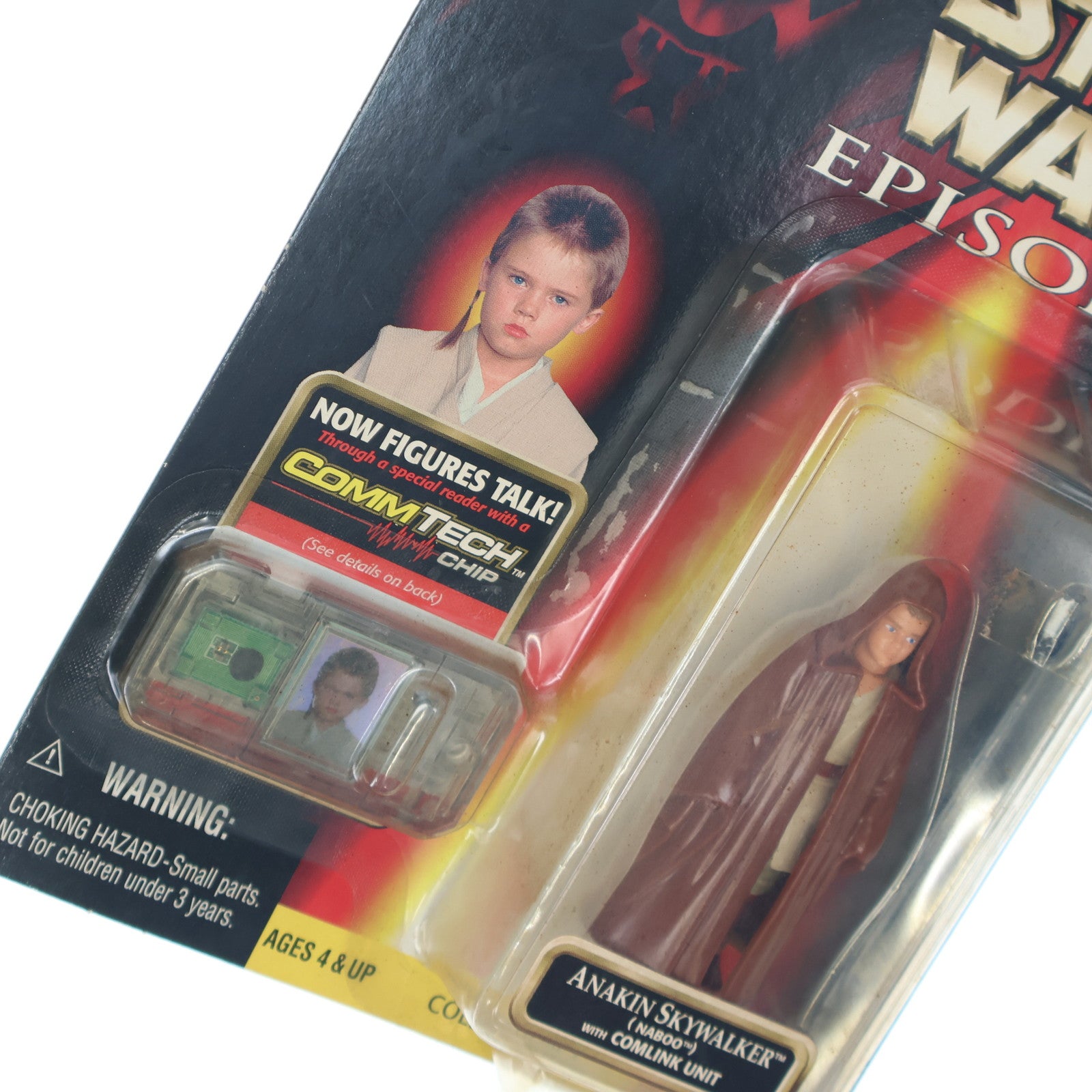 【中古即納】[FIG] コムテック ベーシックフィギュア アナキン・スカイウォーカー ナブーバージョン STAR WARS(スター・ウォーズ) エピソード1/ファントム・メナス 完成品 可動フィギュア(84112) トミー(19991231)