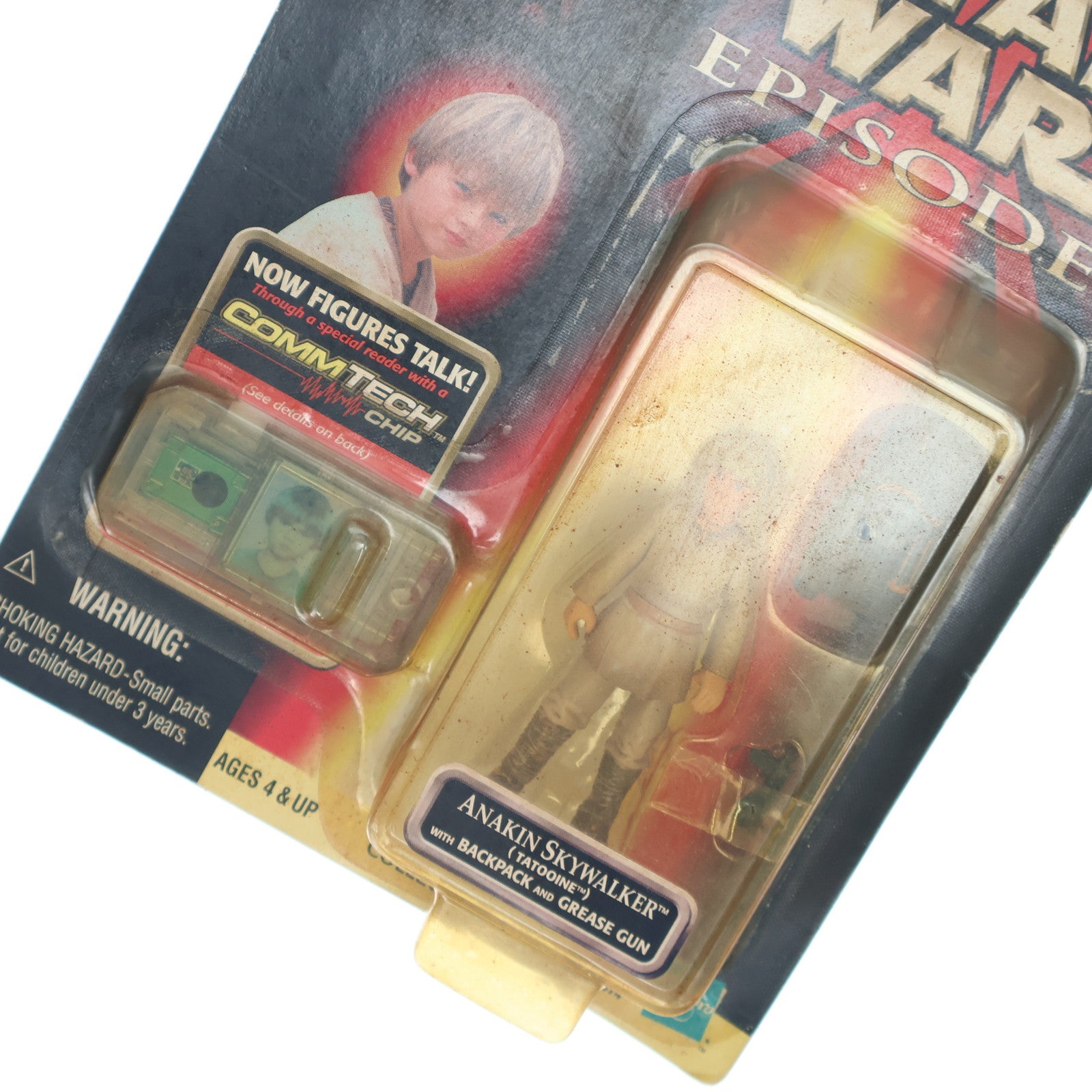 【中古即納】[FIG] コムテック ベーシックフィギュア アナキン・スカイウォーカー STAR WARS(スター・ウォーズ) エピソード1/ファントム・メナス 完成品 可動フィギュア(84074) トミー(19981231)