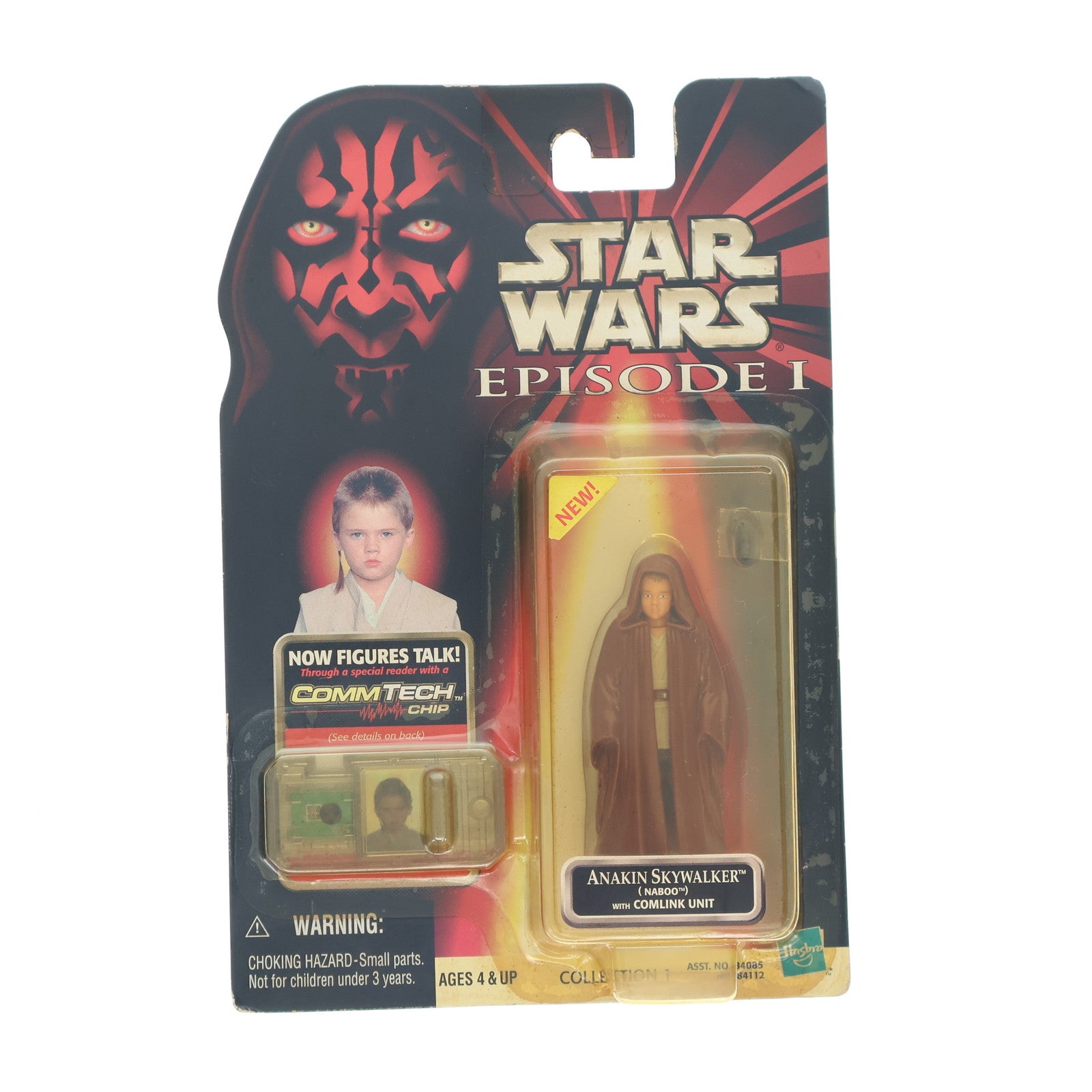 【中古即納】[FIG] コムテック ベーシックフィギュア アナキン・スカイウォーカー ナブー バージョン STAR WARS(スター・ウォーズ) エピソード1/ファントム・メナス 完成品 可動フィギュア(84112) ハズブロ/トミー(19991231)