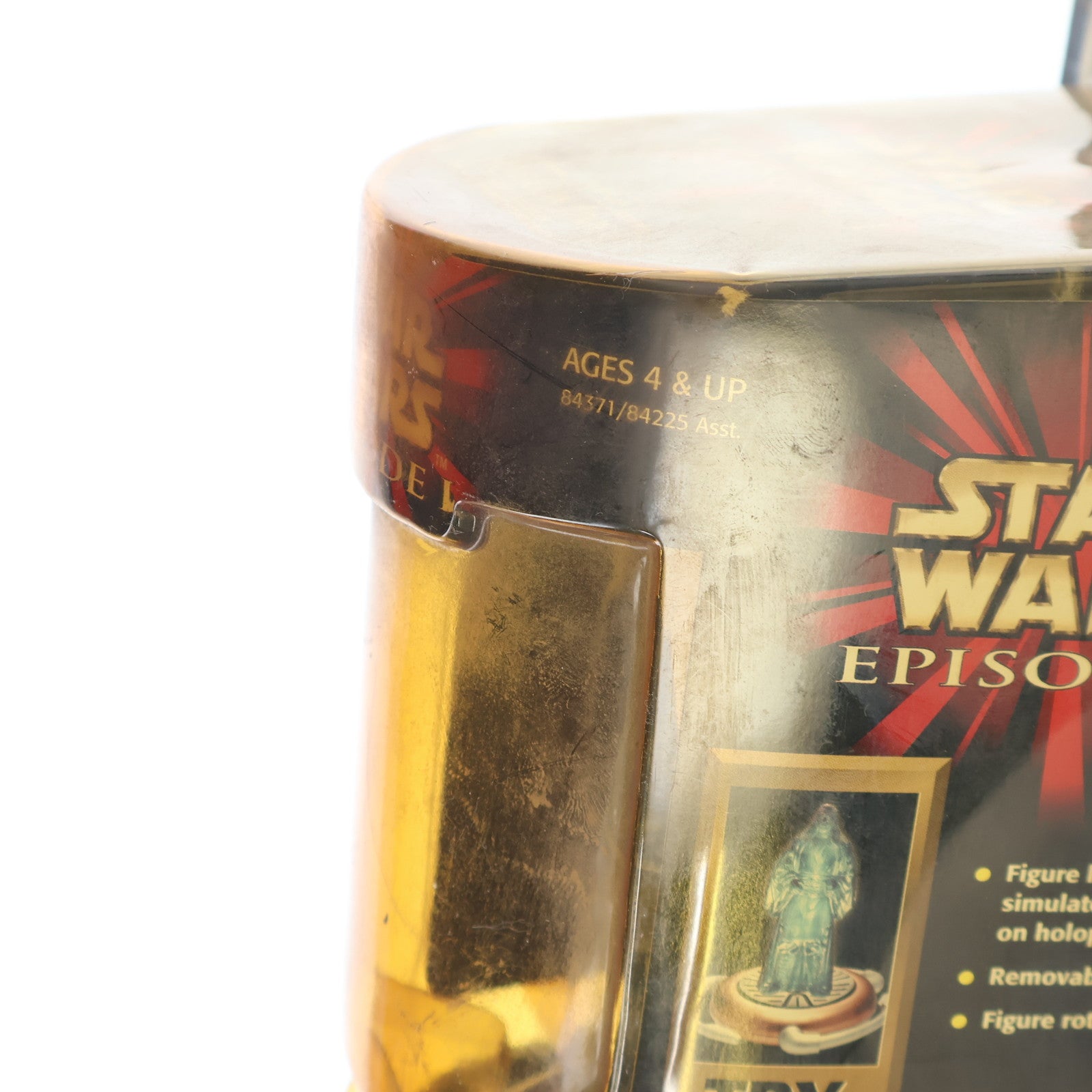 【中古即納】[FIG] クワイ=ガン・ジン ライトアップホログラフフィギュア STAR WARS(スター・ウォーズ) エピソード1/ファントム・メナス 完成品 フィギュア トミー(19991231)