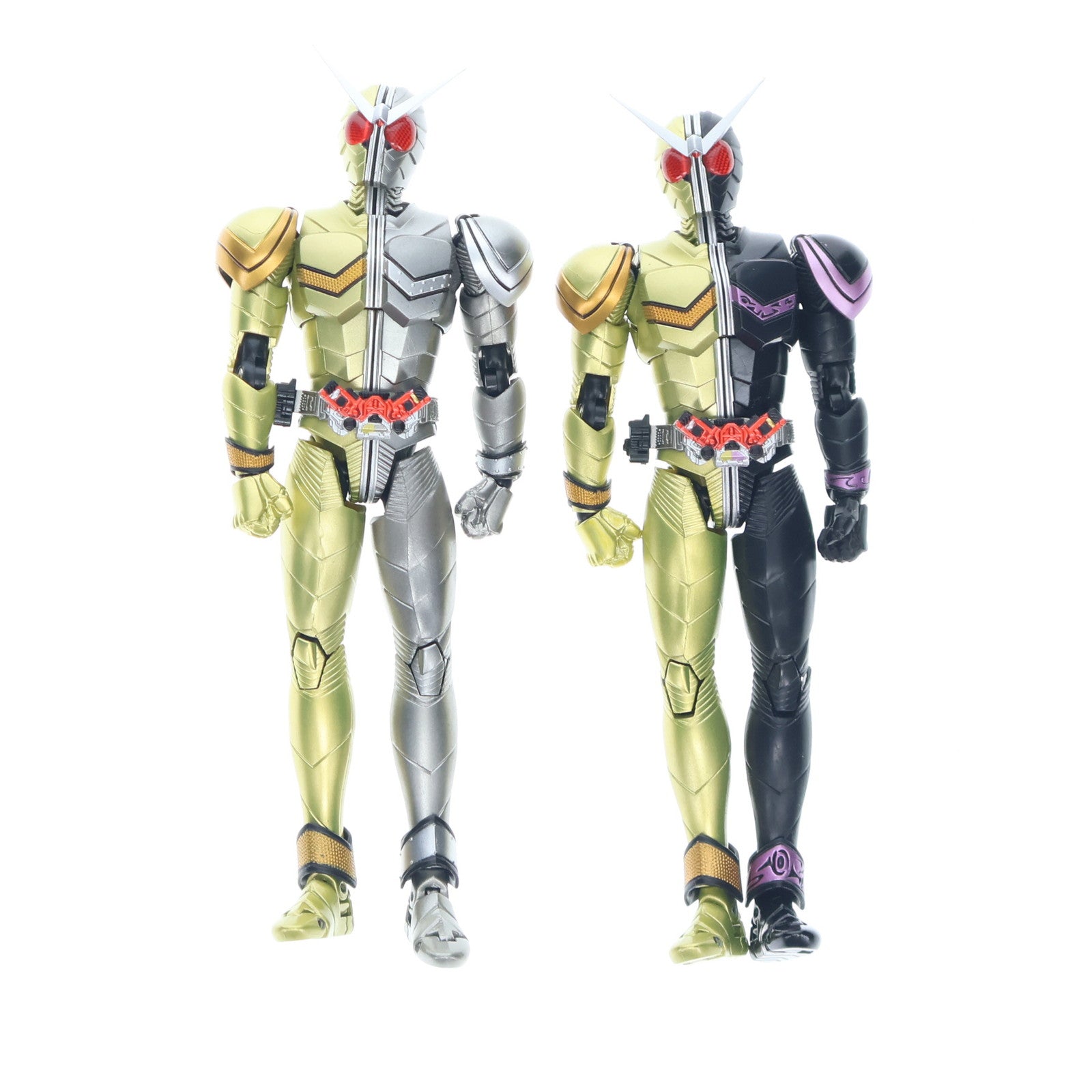 【中古即納】[FIG] S.H.Figuarts(フィギュアーツ) 仮面ライダーW(ダブル) ルナジョーカー&ルナメタル 完成品 可動フィギュア バンダイ(20100717)