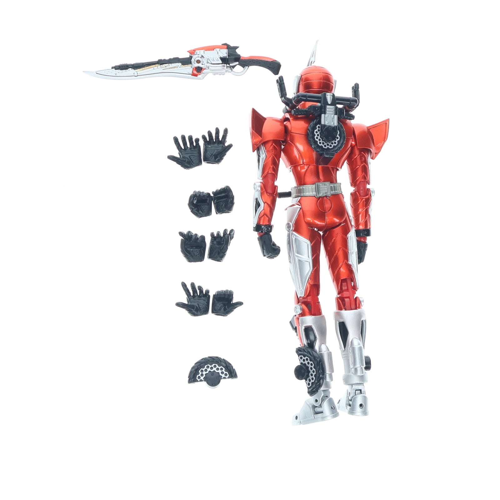 【中古即納】[FIG] S.H.Figuarts(フィギュアーツ) 仮面ライダーアクセル 仮面ライダーW(ダブル) 完成品 可動フィギュア バンダイ(20100717)