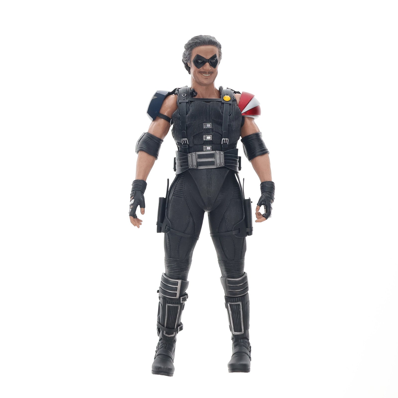 【中古即納】[FIG] ムービー・マスターピース THE COMEDIAN -コメディアン- ウォッチメン 1/6 完成品 アクションフィギュア(MMS115) ホットトイズ(20100228)