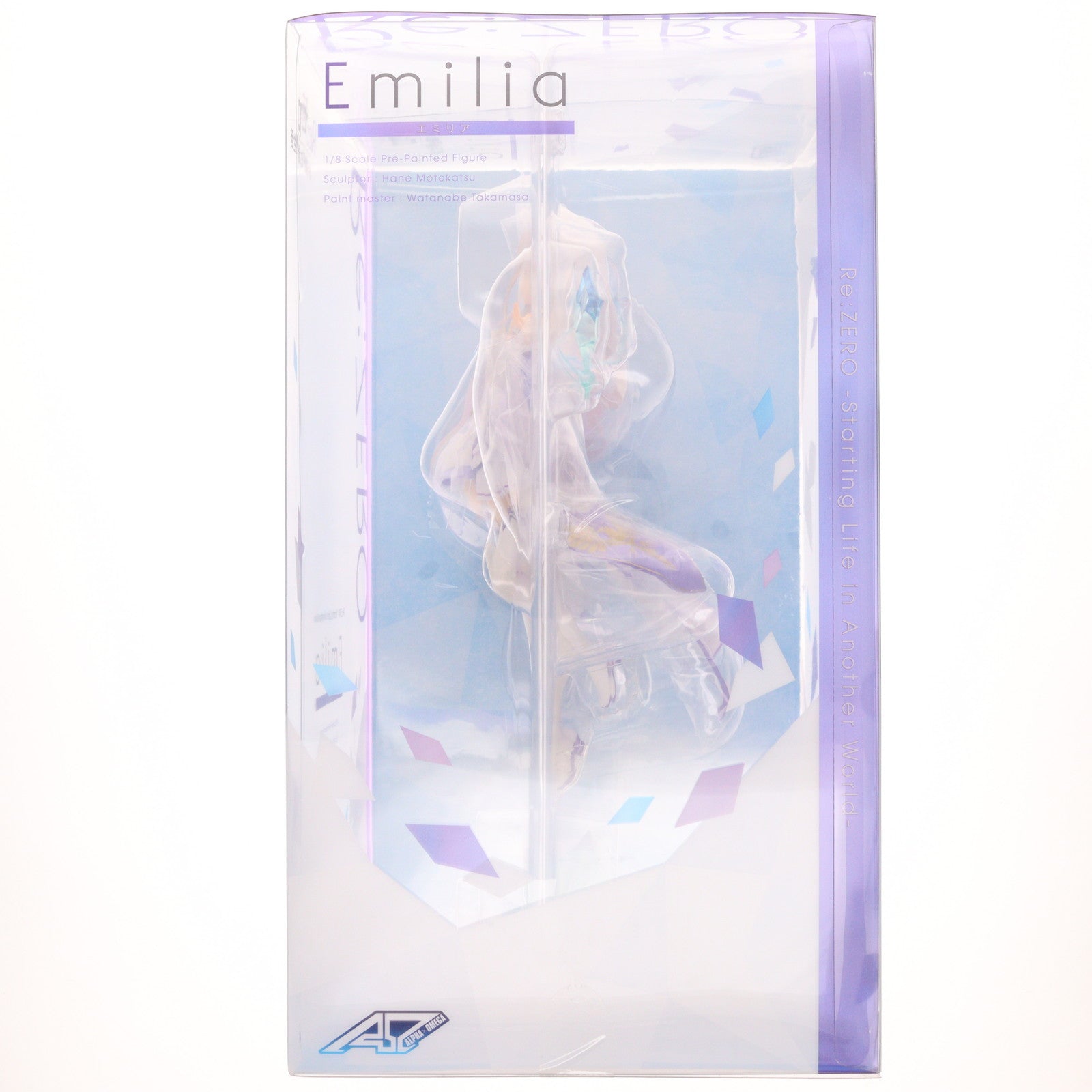 【中古即納】[FIG] エミリア Re:ゼロから始める異世界生活 1/8 完成品 フィギュア 一部オンラインショップ限定 アルファオメガ(20190930)