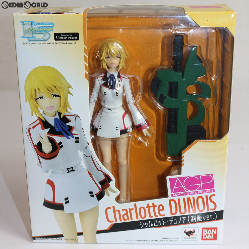 【中古即納】[FIG] アーマーガールズプロジェクト AGP シャルロット・デュノア(制服ver.) ISインフィニット・ストラトス 完成品 可動フィギュア バンダイ(20131123)