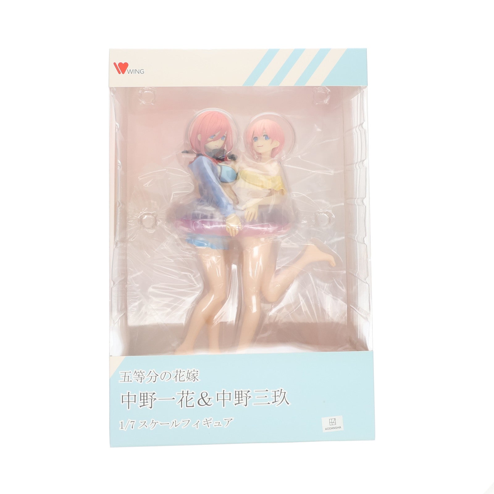 【中古即納】[FIG] 中野一花&中野三玖(なかのいちか&なかのみく) 五等分の花嫁 1/7 完成品 フィギュア WING(ウイング)(20220908)