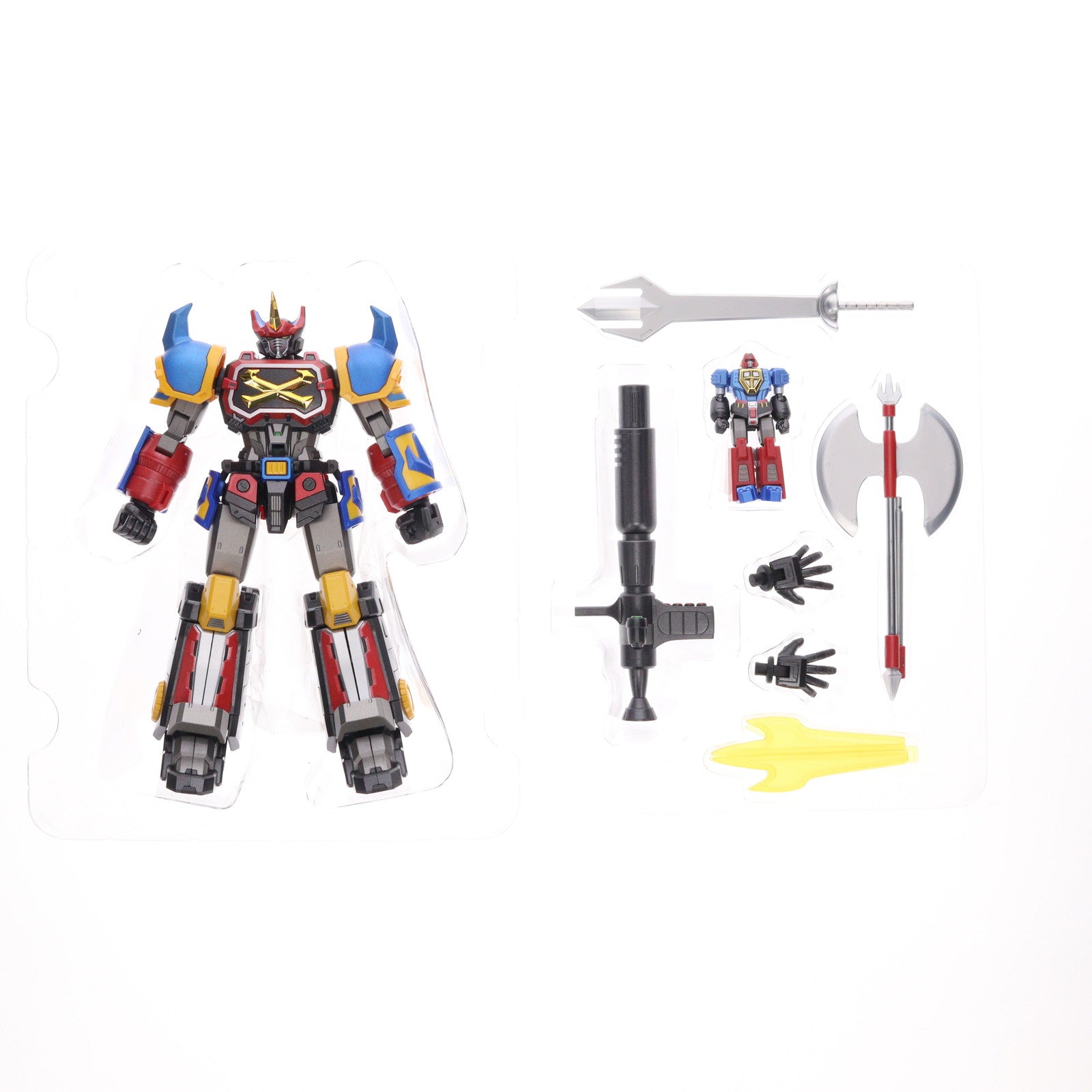 【中古即納】[FIG] 初回特典付属 戦国魔神ゴーショーグン 初回限定版 完成品 可動フィギュア(KM-161) ウェーブ(WAVE)(20250430)