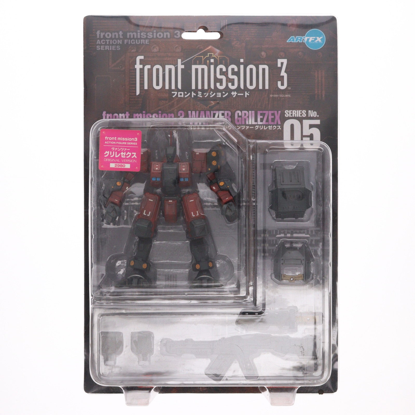 【中古即納】[FIG] ARTFX アクションフィギュアシリーズ No.5 WANDER ARTS(ヴァンダーアーツ) グリレゼクス オリジナルVer. FRONT MISSION 3(フロントミッション サード) 完成品 可動フィギュア コトブキヤ(20000430)