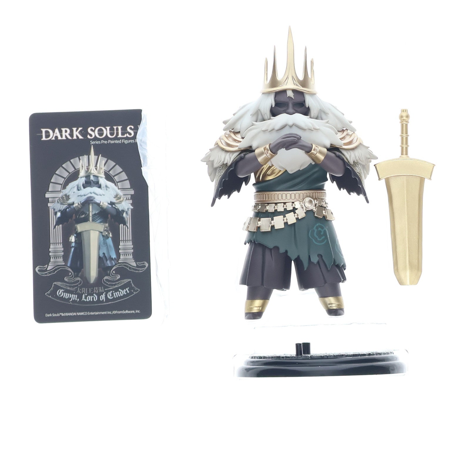 【中古即納】[FIG] (単品) 薪の王グウィン DARK SOULS(ダークソウル) ディフォルメフィギュア Vol.2 絵梦(エモン)トイズ(EMONTOYS)(20220616)