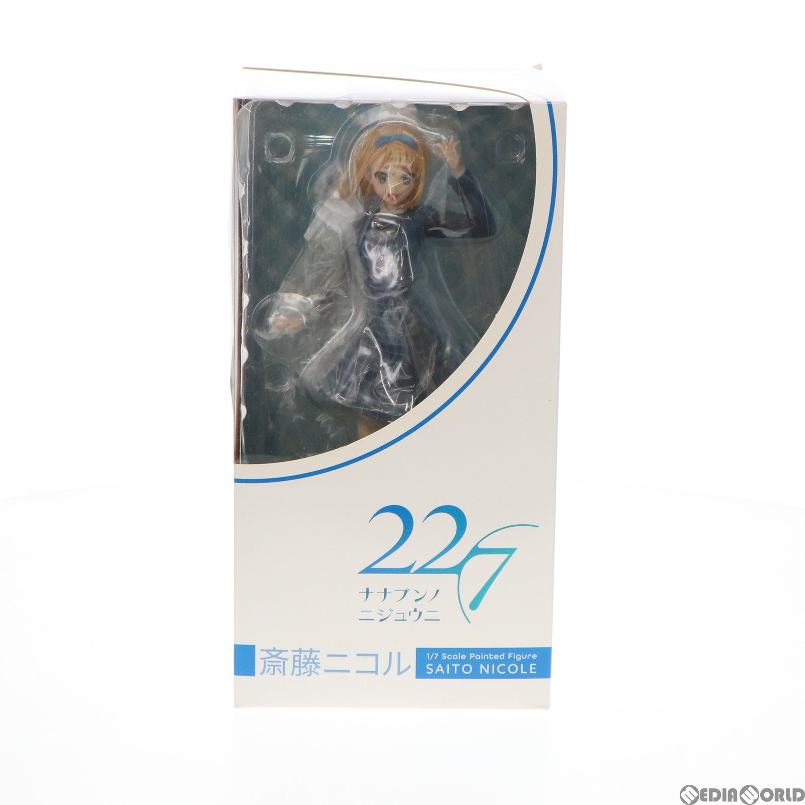 【中古即納】[FIG] ステッカー付属 ANIPLEX+限定 齋藤ニコル(さいとうにこる) 22/7(ナナブンノニジュウニ) 1/7 完成品 フィギュア(MD19-0506001) アニプレックス(20210228)