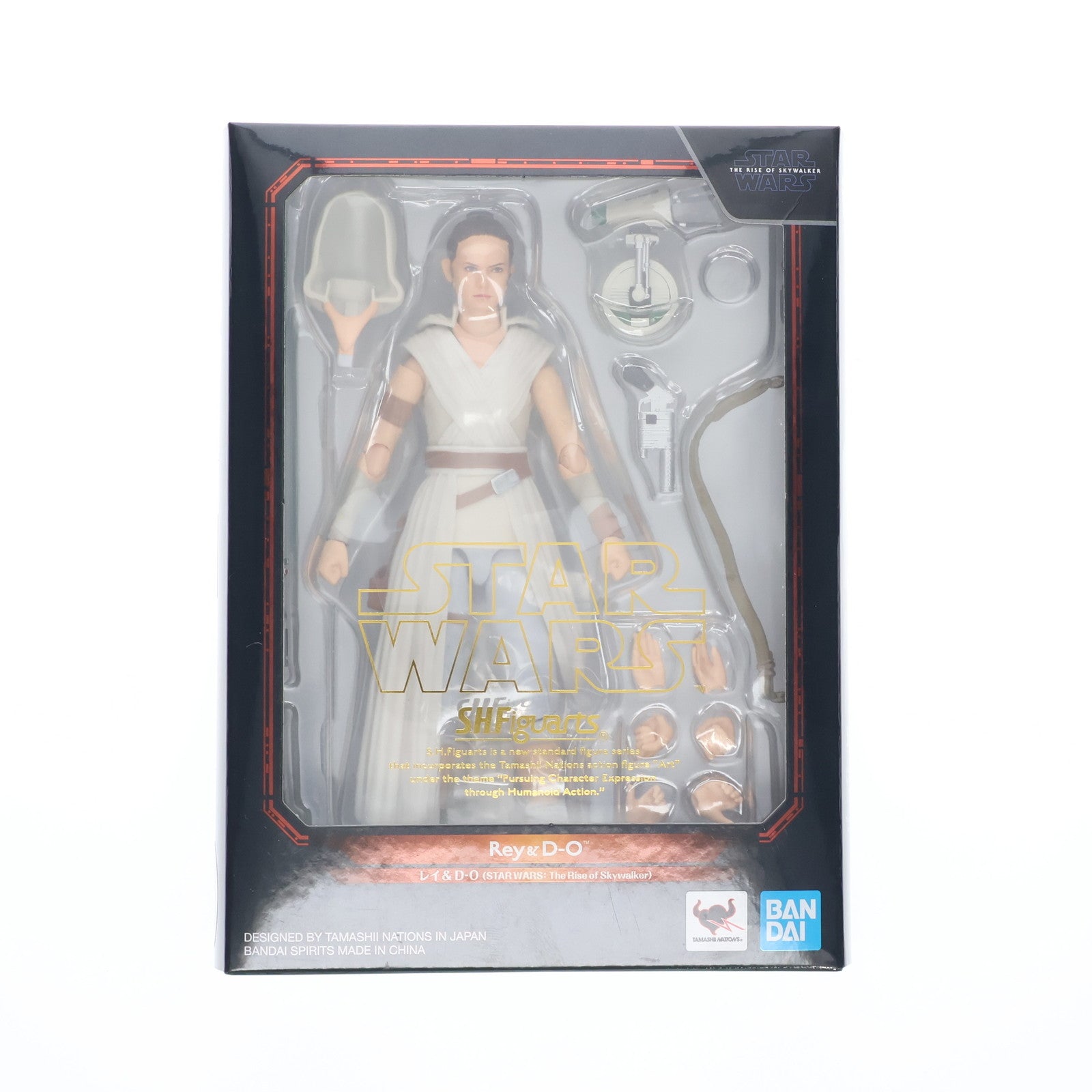 【中古即納】[FIG] S.H.Figuarts(フィギュアーツ) レイ & D-O(STAR WARS: The Rise of Skywalker) スター・ウォーズ エピソード9/スカイウォーカーの夜明け 完成品 可動フィギュア バンダイスピリッツ(20191130)
