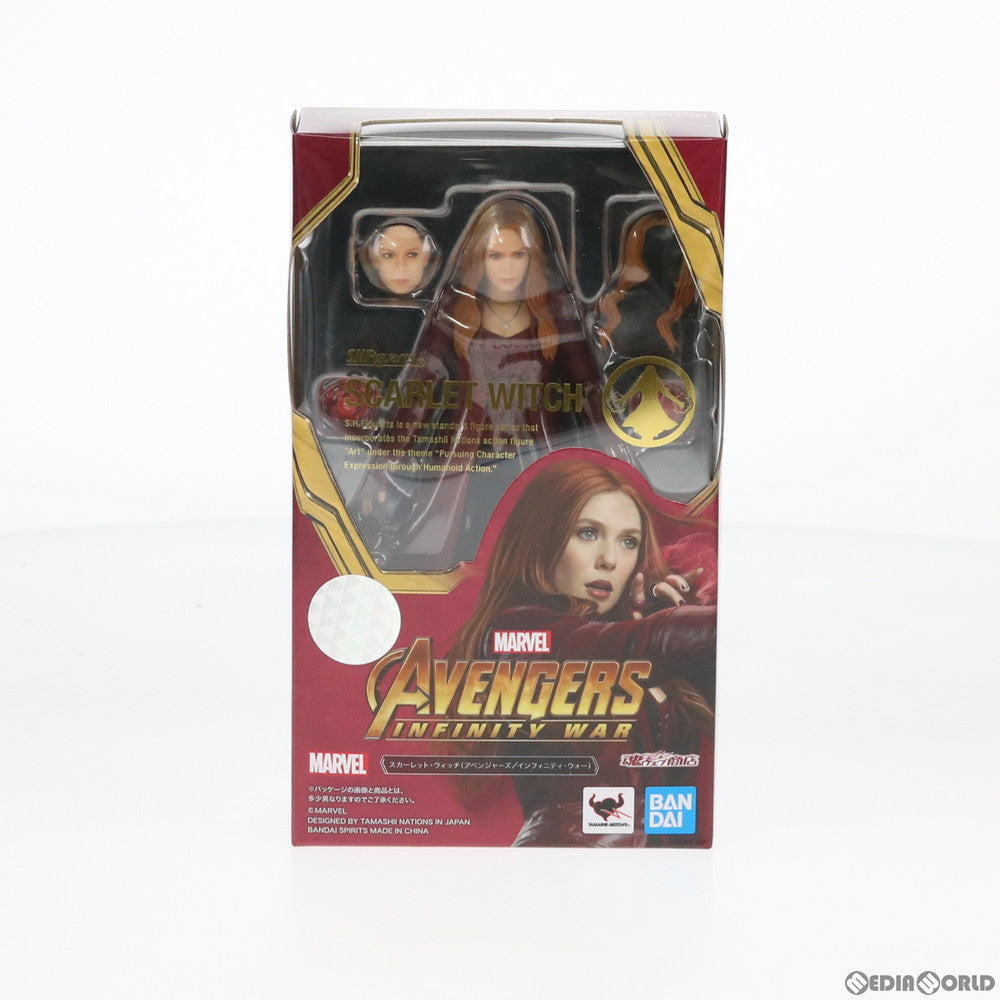 【中古即納】[FIG] 魂ウェブ商店限定 S.H.Figuarts(フィギュアーツ) スカーレット・ウィッチ(アベンジャーズ/インフィニティ・ウォー) 完成品 可動フィギュア バンダイスピリッツ(20200131)