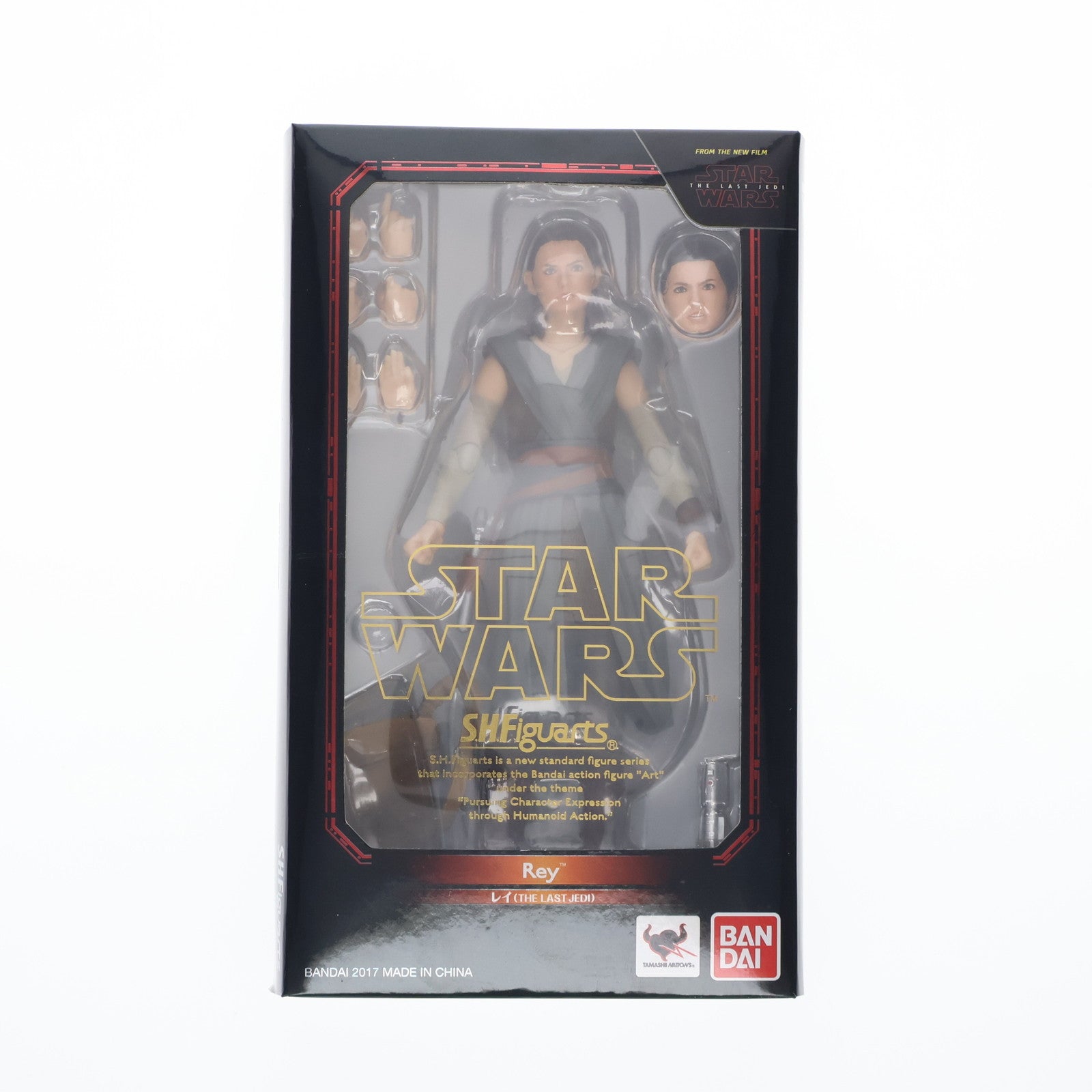 【中古即納】[FIG] S.H.Figuarts(フィギュアーツ) レイ(THE LAST JEDI) STAR WARS(スター・ウォーズ) エピソード8/最後のジェダイ 完成品 可動フィギュア バンダイ(20171215)