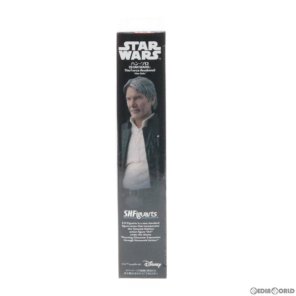 【中古即納】[FIG] S.H.Figuarts(フィギュアーツ) ハン・ソロ(STAR WARS: The Force Awakens) スター・ウォーズ/フォースの覚醒 完成品 可動フィギュア バンダイスピリッツ(20191220)