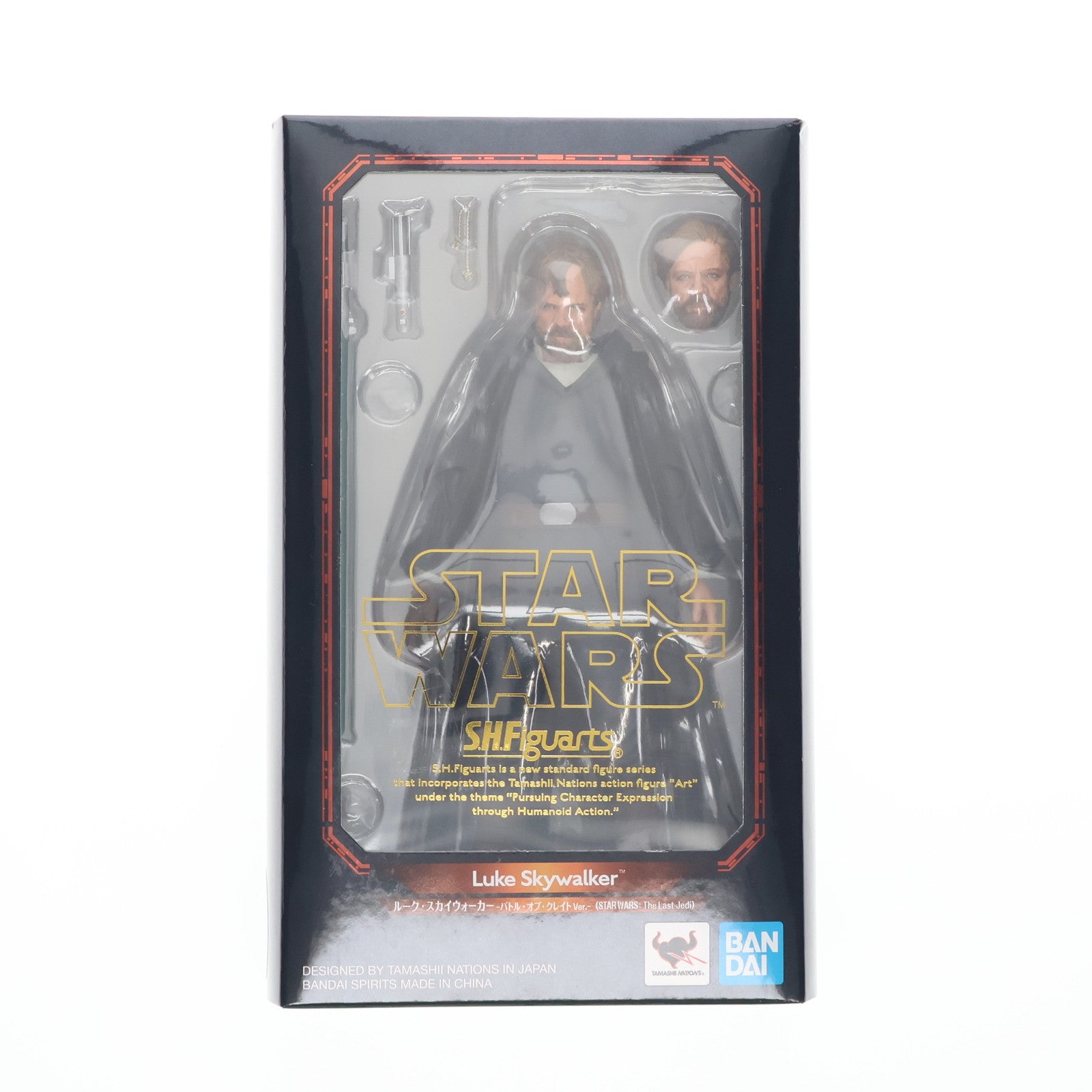 【中古即納】[FIG] S.H.Figuarts(フィギュアーツ) ルーク・スカイウォーカー -バトル・オブ・クレイト Ver.-(STAR WARS: The Last Jedi) スター・ウォーズ エピソード8/最後のジェダイ 完成品 可動フィギュア バンダイスピリッツ(20191220)