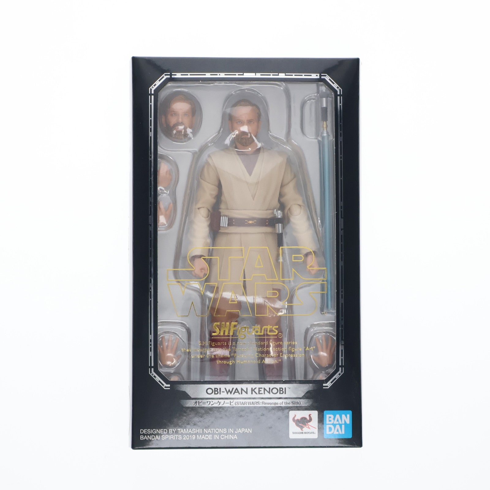 【中古即納】[FIG] S.H.Figuarts(フィギュアーツ) オビ=ワン・ケノービ(STAR WARS:Revenge of the Sith) スターウォーズ エピソード3/シスの復讐 完成品 可動フィギュア バンダイスピリッツ(20190216)